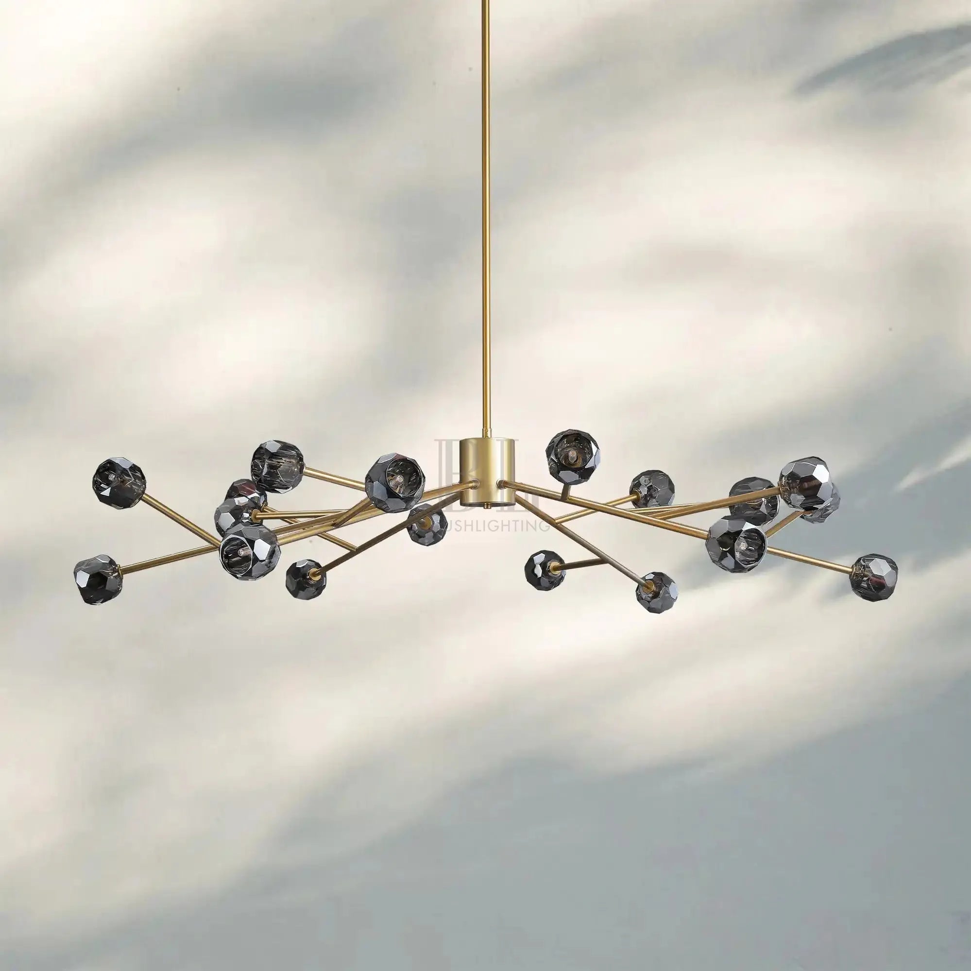 Bouble De Crystal Round Chandelier-Blushlighting