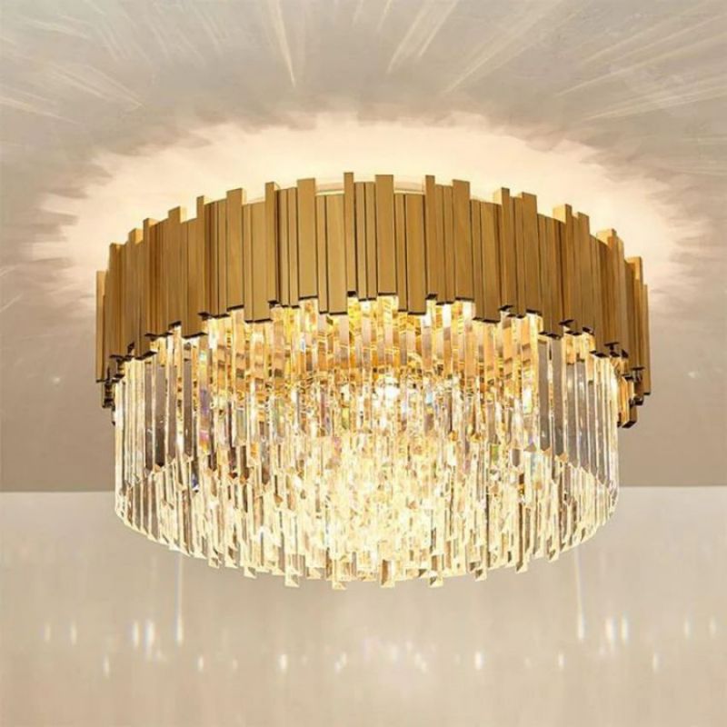 Bourbons Flush Mount Chandelier - 23.6"DBlushlighting