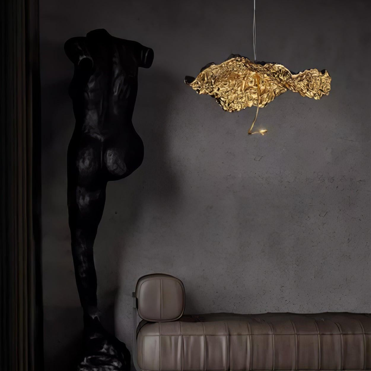 Brass Aviary Constellation Chandelier - 1 head ∅ 9.8″ x H 5.9″ / Dia 25cm x H 15cmBrass & BlackWarm LightBlushlighting