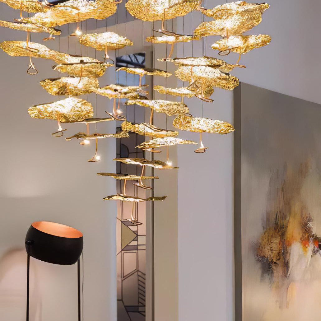 Brass Aviary Constellation Chandelier - 1 head ∅ 9.8″ x H 5.9″ / Dia 25cm x H 15cmBrass & BlackWarm LightBlushlighting
