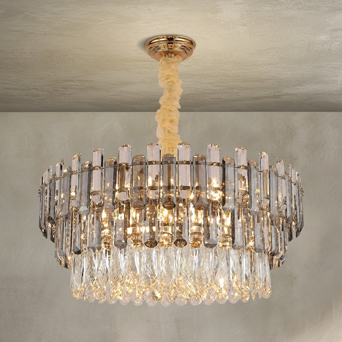 Brass Chandelier - D600*H360mm/15LBlushlighting