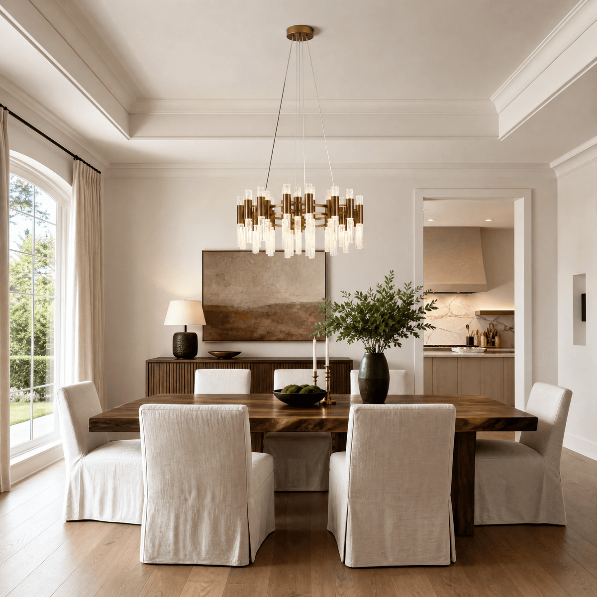 Brass Chandelier - Blushlighting