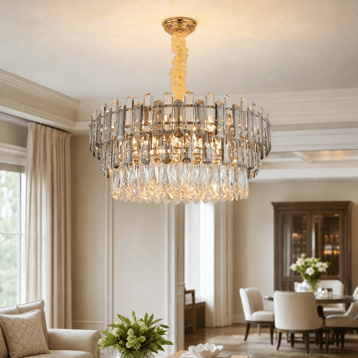 Brass Chandelier - D1000*H360mm/28LBlushlighting