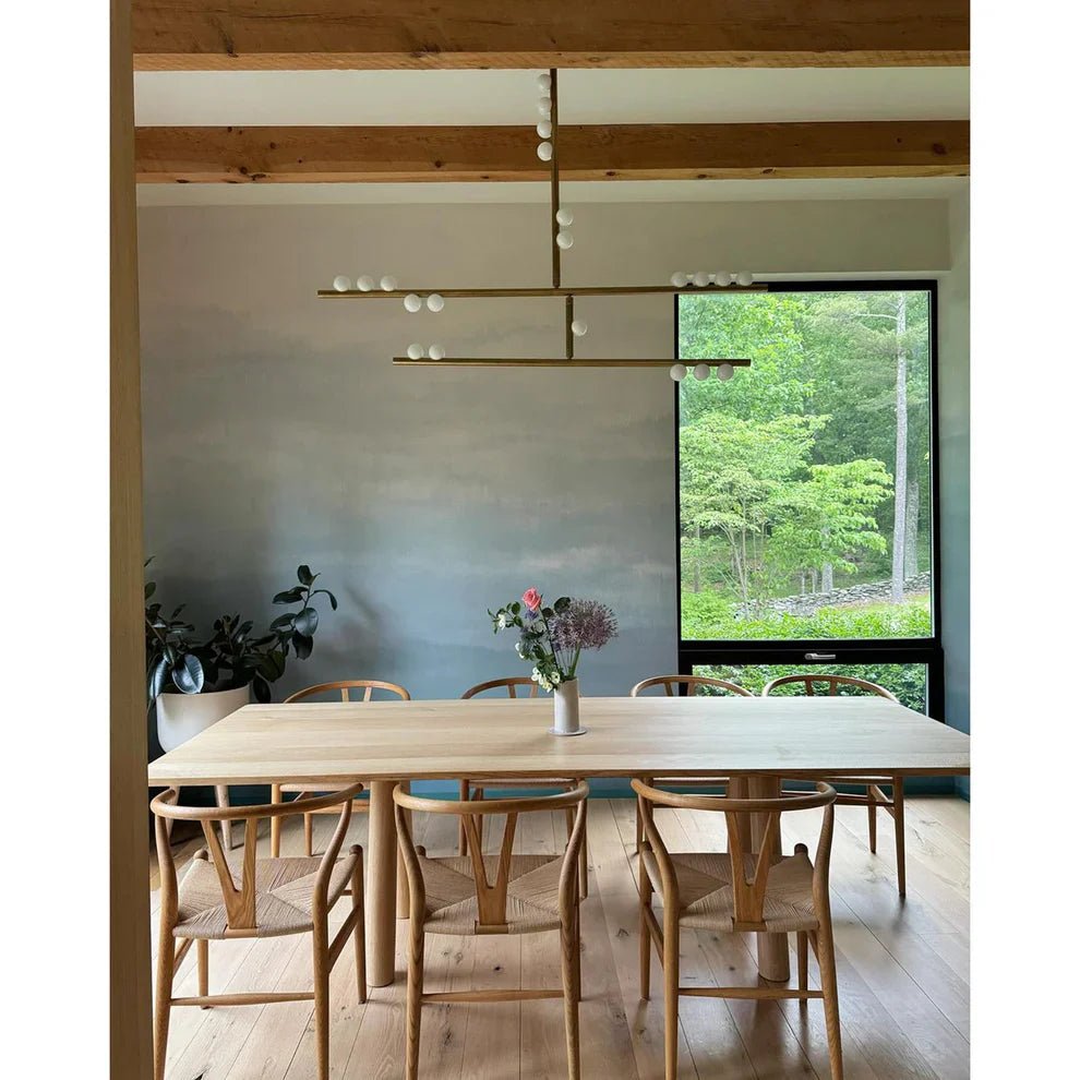 Brass Drop System Chandelier - 76 heads L 220cm x W 180cm x H 400cm / L 86.6" x W 70.9" x H 157.5"BlackBlushlighting