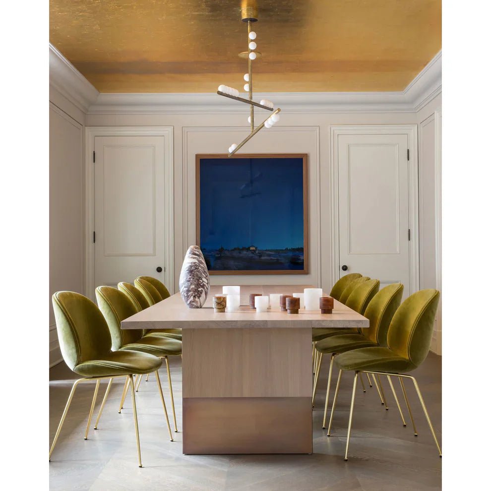 Brass Drop System Chandelier - 76 heads L 220cm x W 180cm x H 400cm / L 86.6" x W 70.9" x H 157.5"BlackBlushlighting