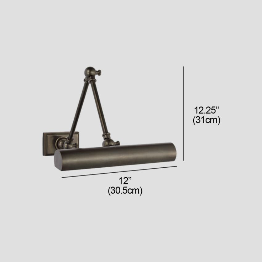 Brenndan Double Plug-In Hardwired Picture Light - Polished Nickel18″ WBlushlighting