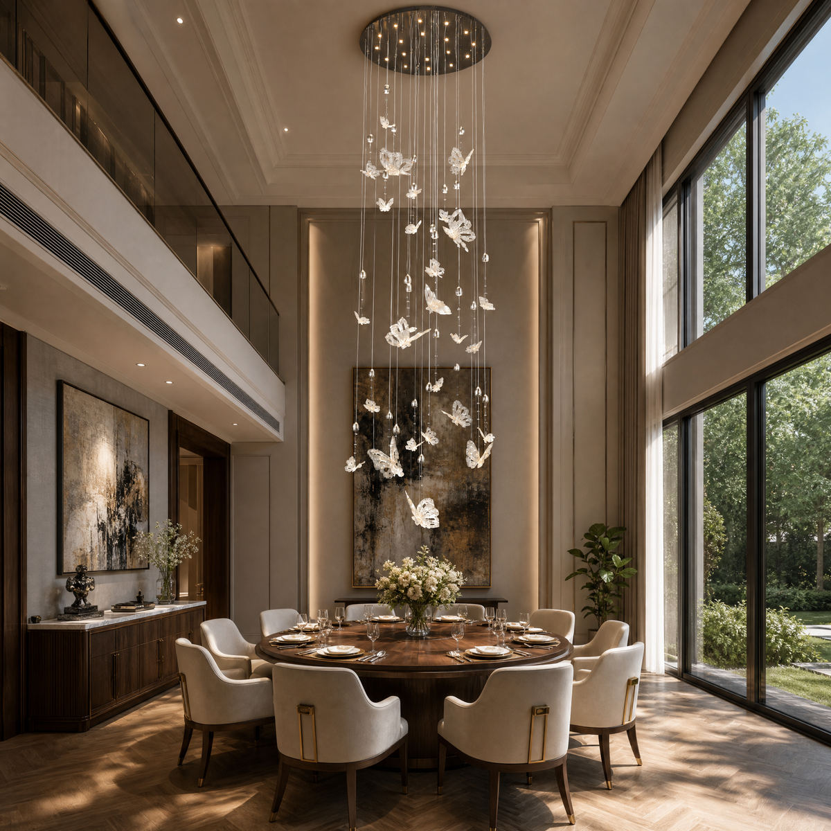 Butterfly Dream Modern Sculptural Pendant Light