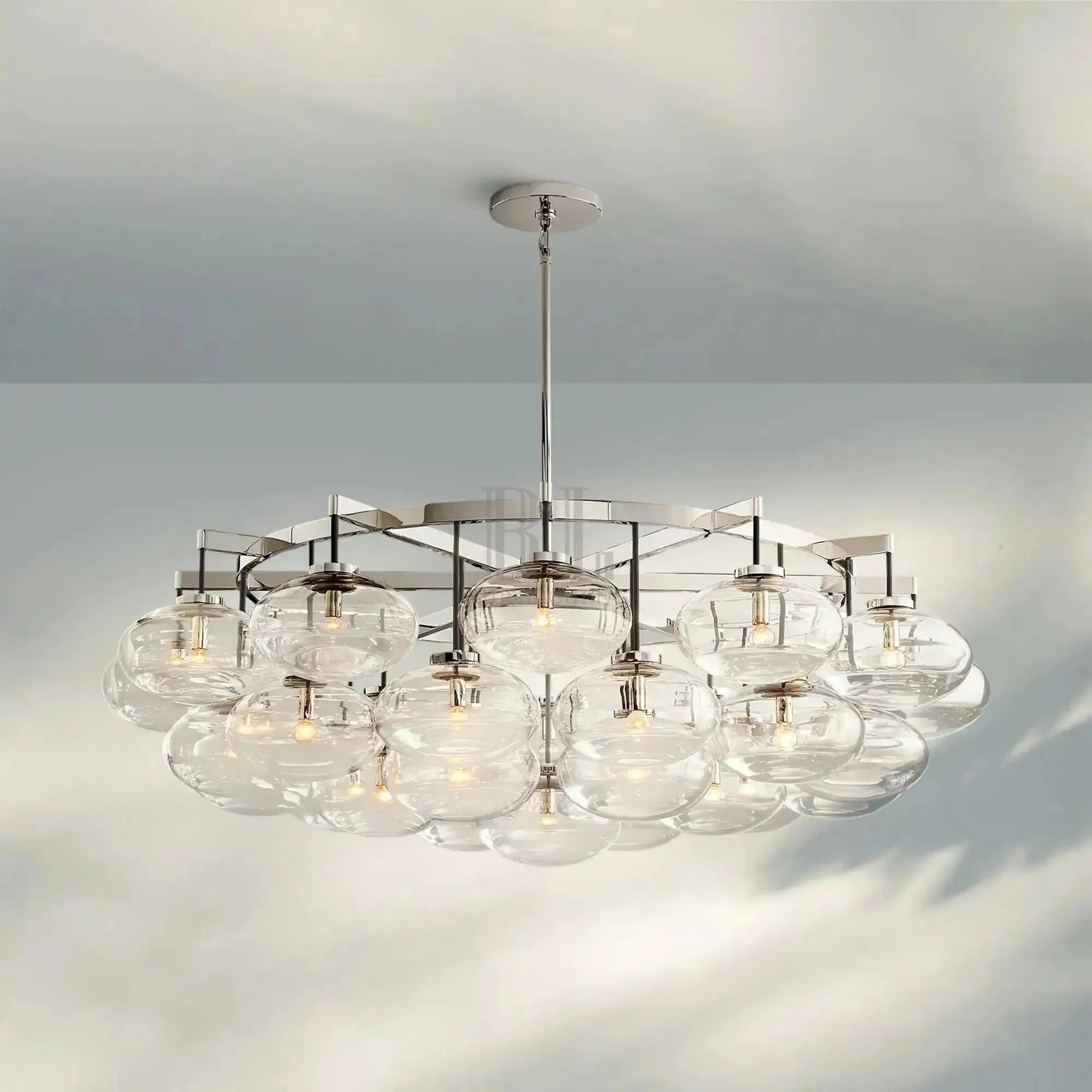 Cabretter Round Chandelier 36" 60" - Blushlighting