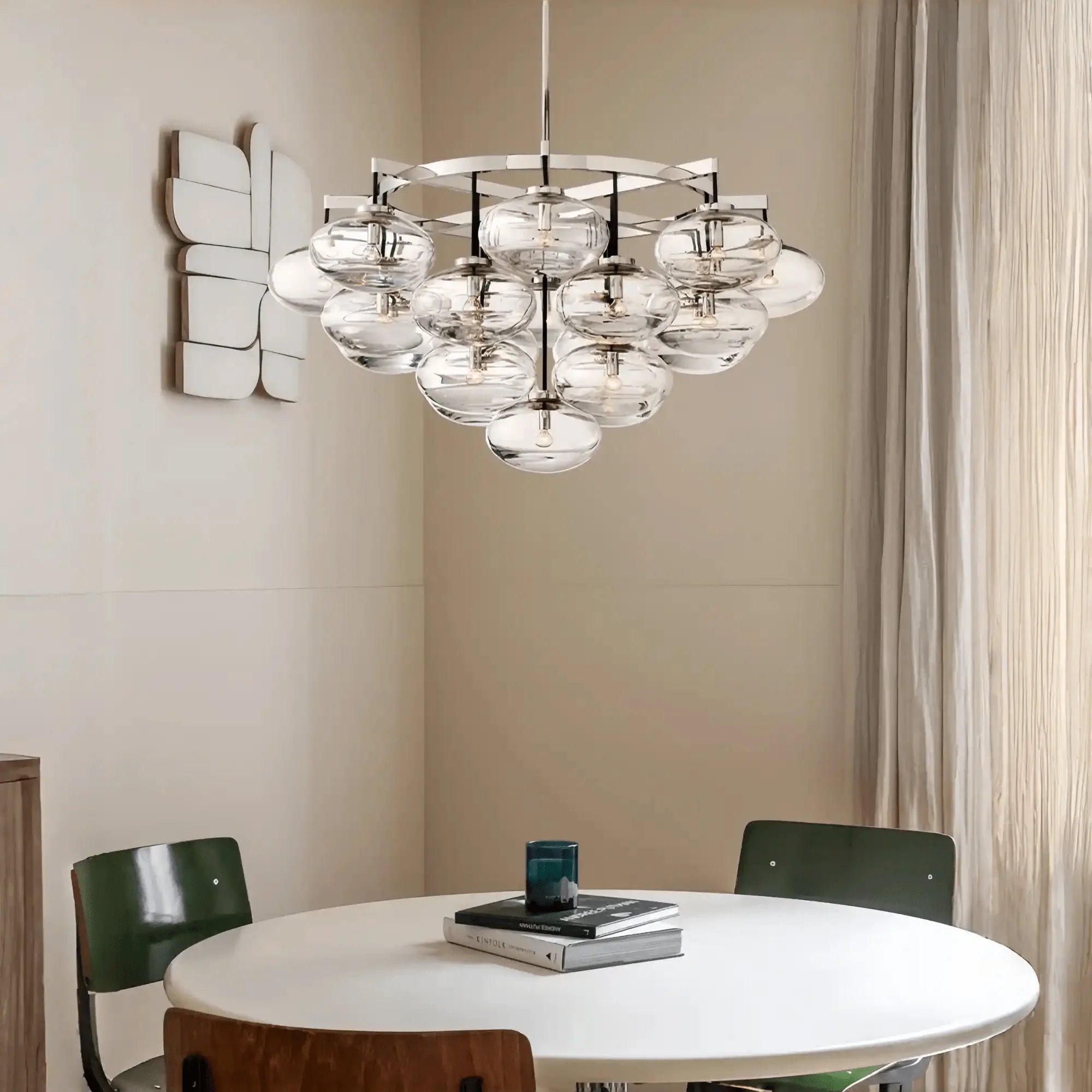 Cabretter Round Chandelier 36" 60" - Blushlighting