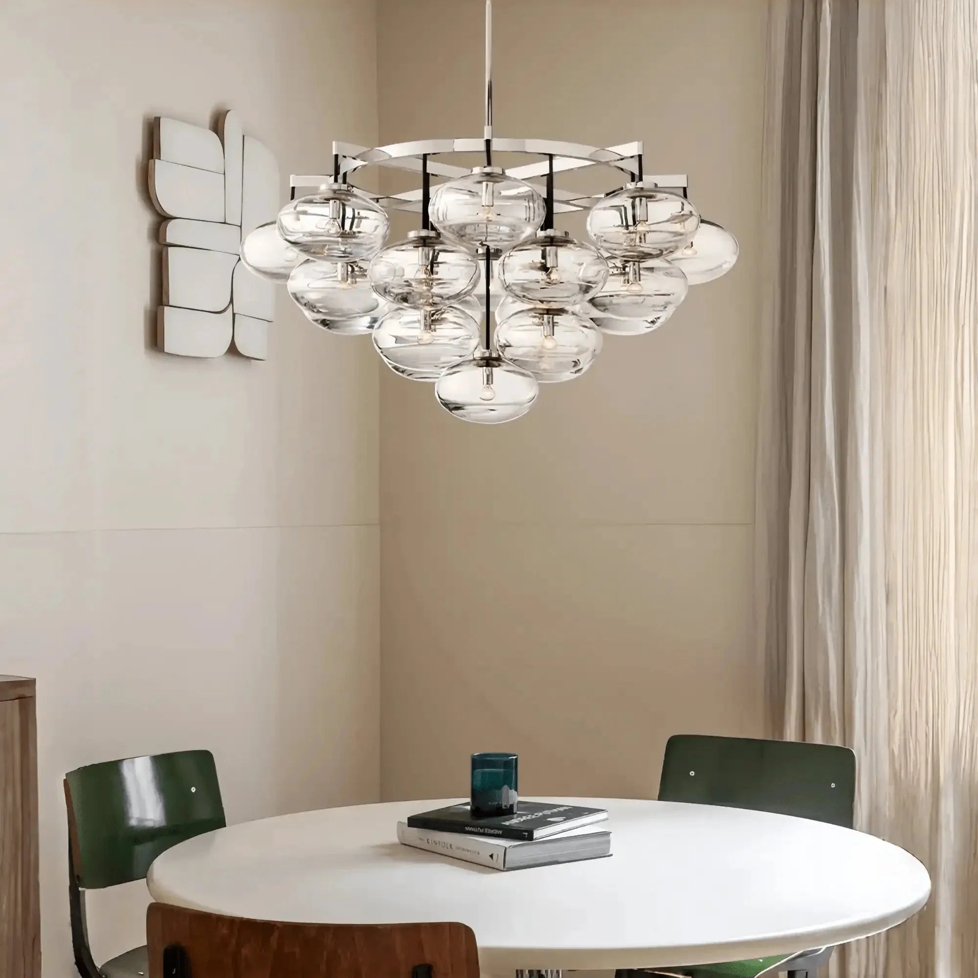 Cabretter Round Chandelier 36" 60" - Blushlighting