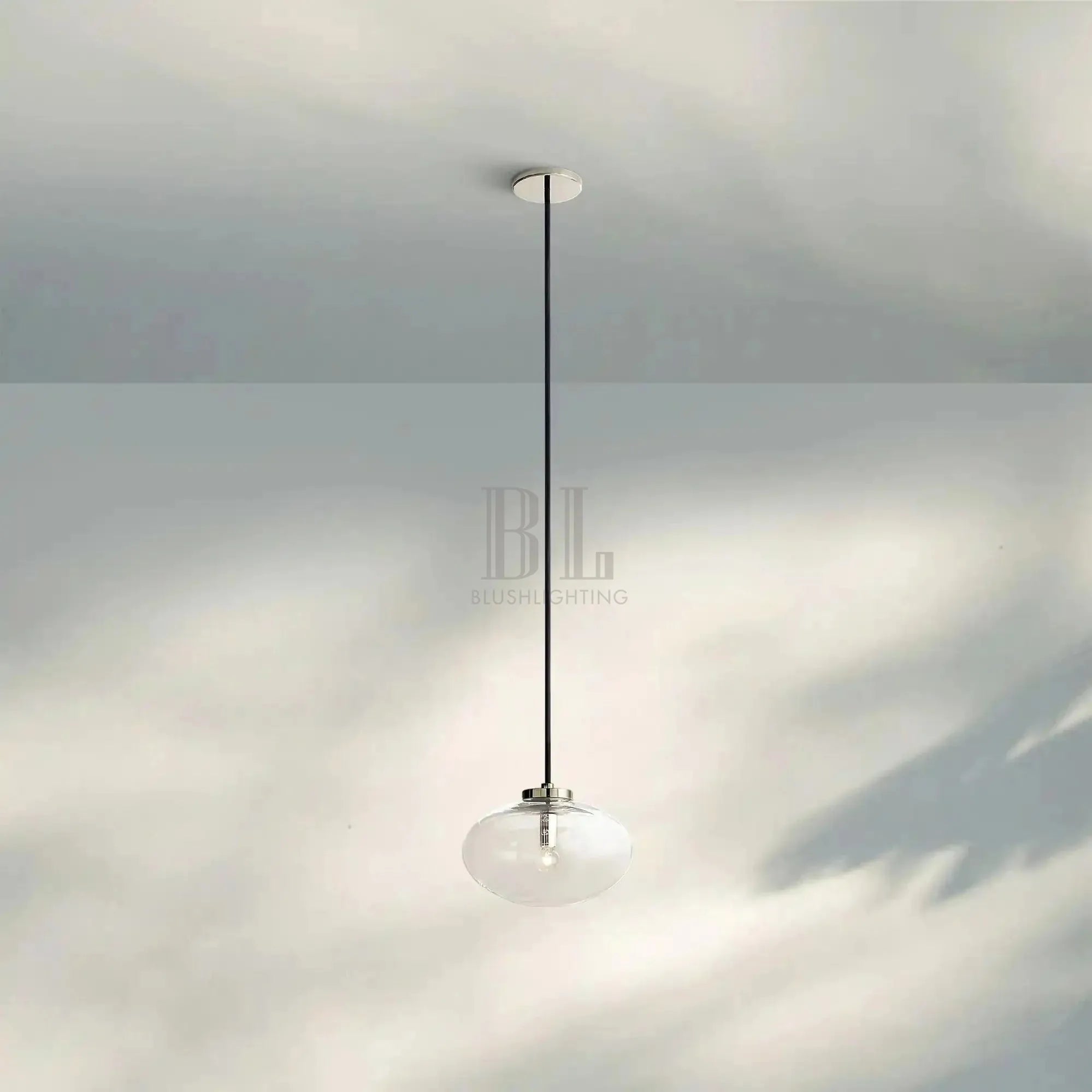Cabrlet Clear Glass Pendant - Blushlighting