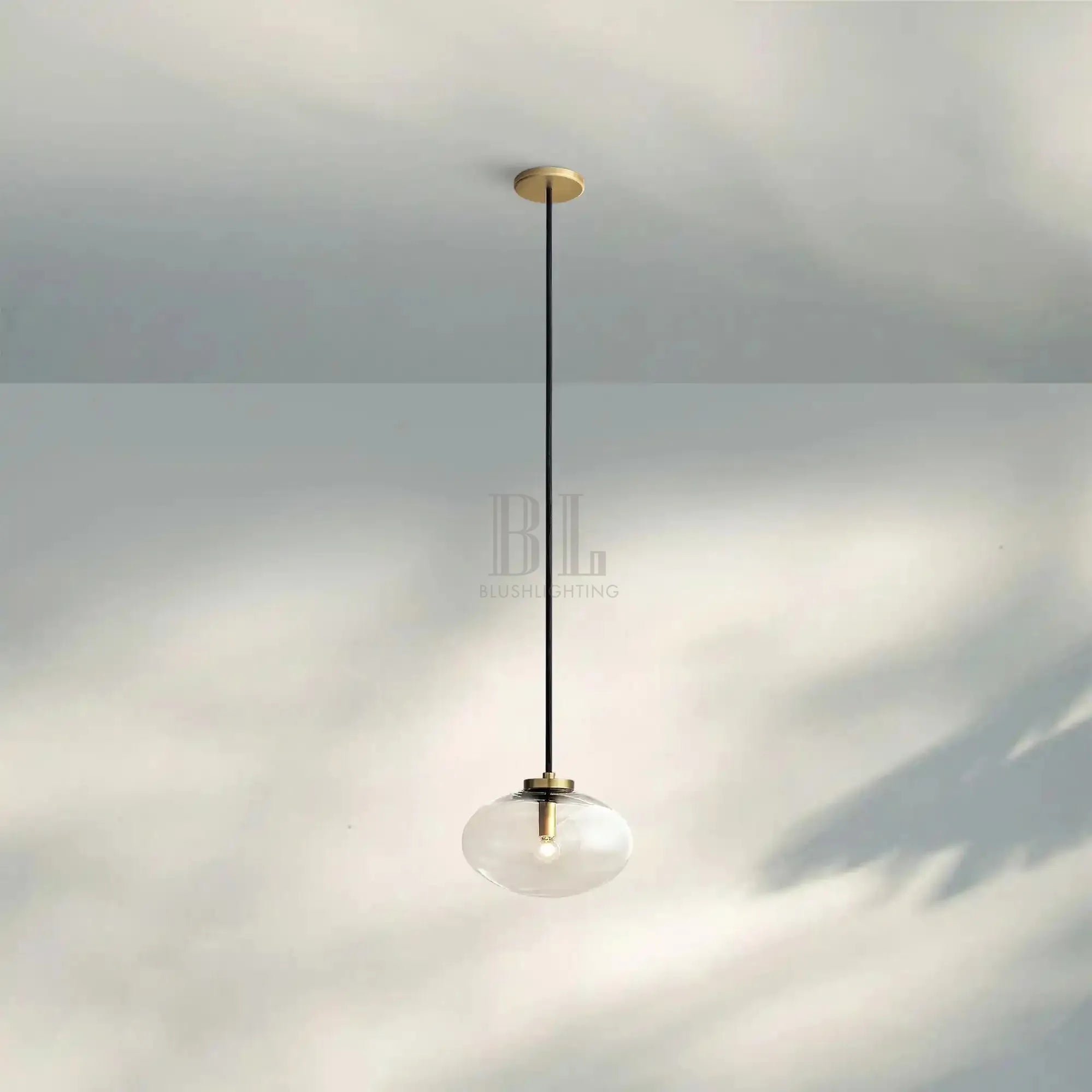 Cabrlet Clear Glass Pendant - Blushlighting