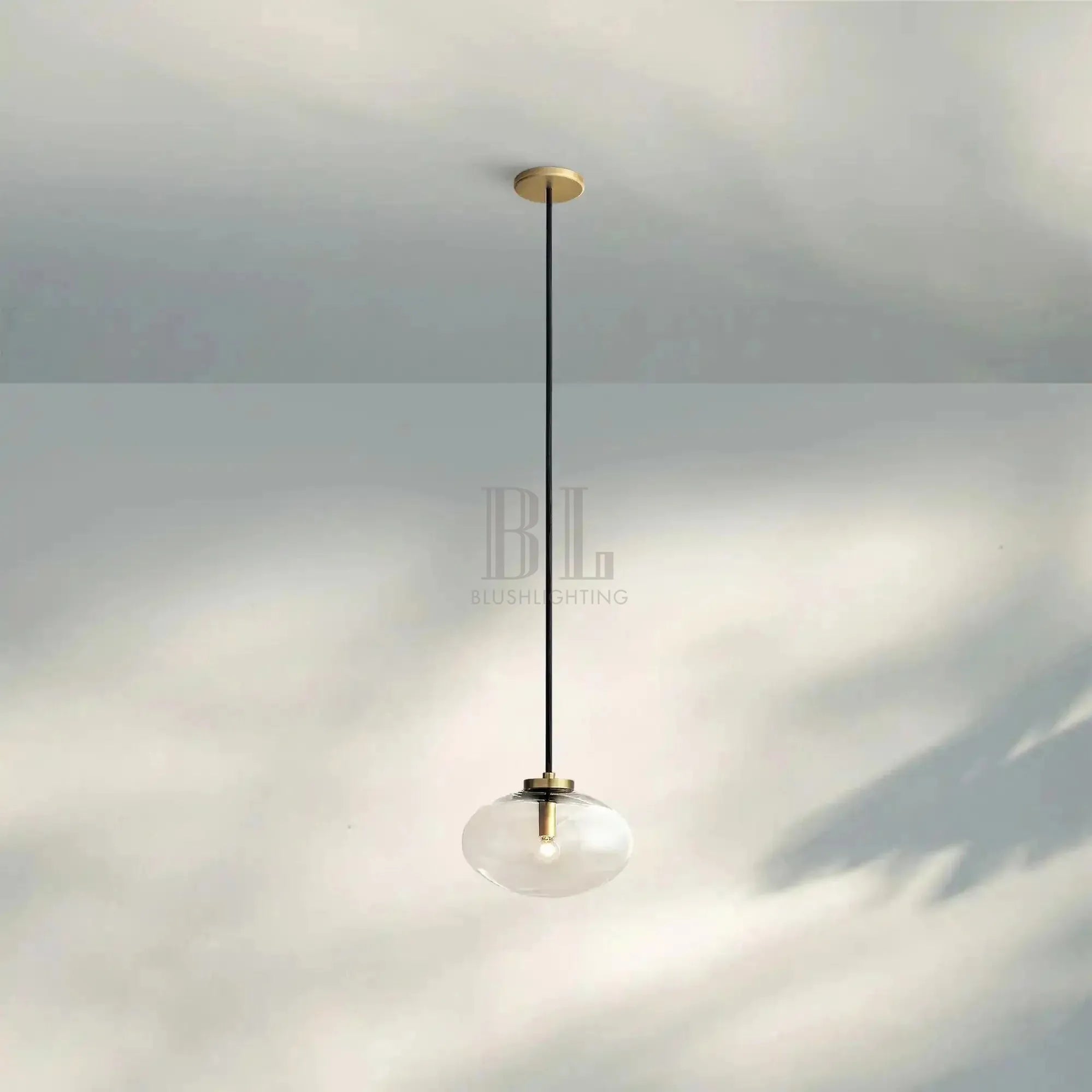 Cabrlet Clear Glass Pendant - Blushlighting