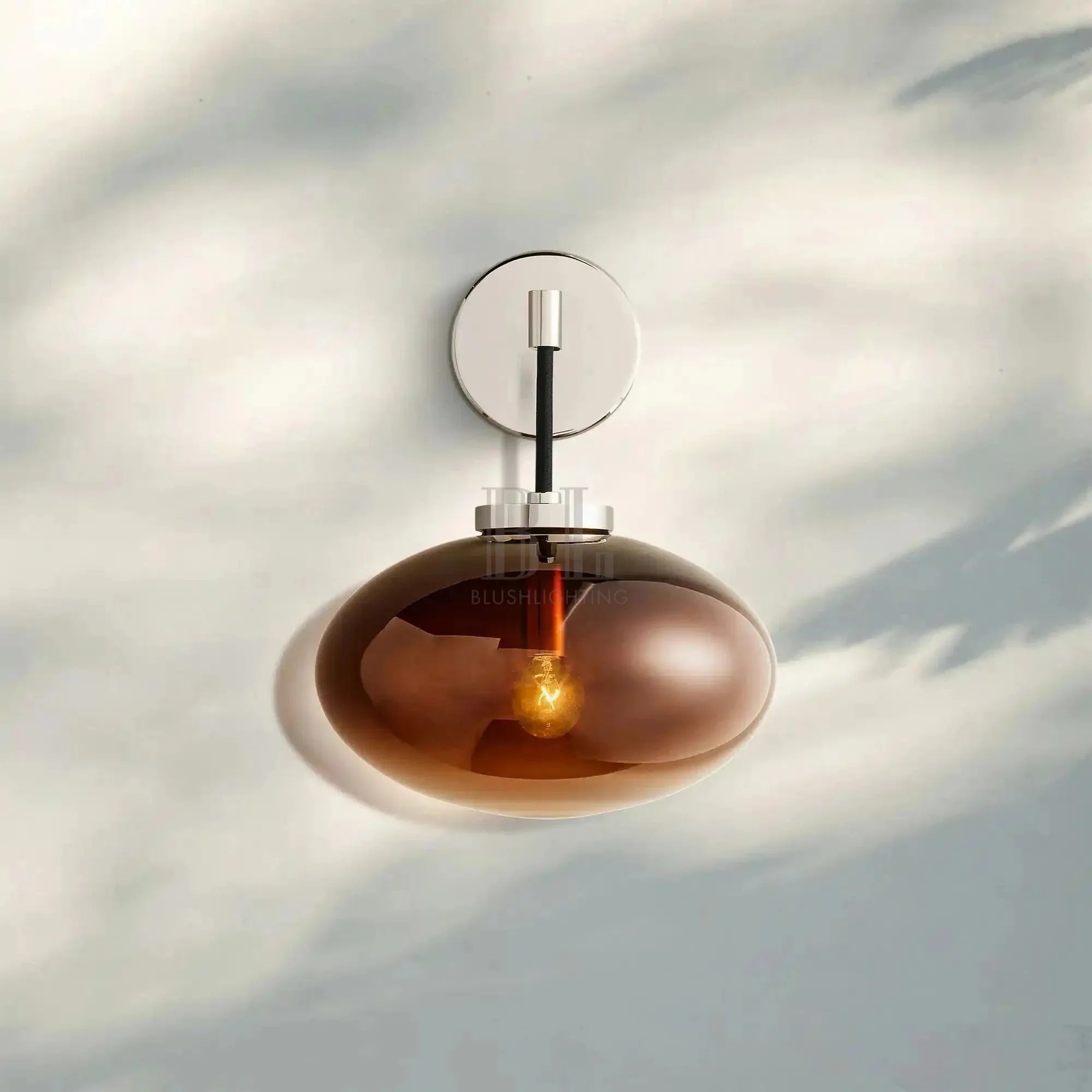 Cabrlet Clear Glass Sconce - Blushlighting