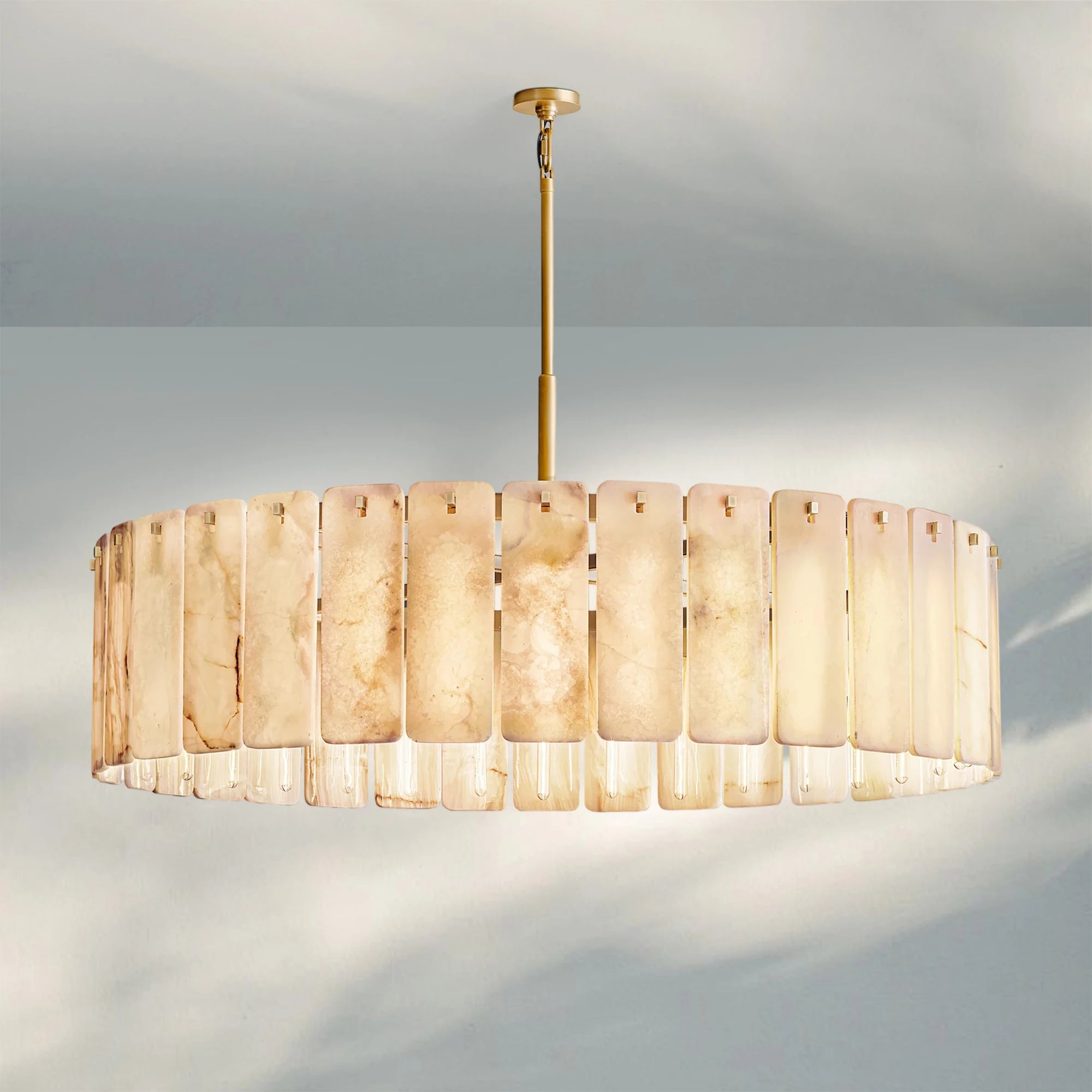 Calametta Onyx Round Chandelier 36" 48'' 60'' - Blushlighting