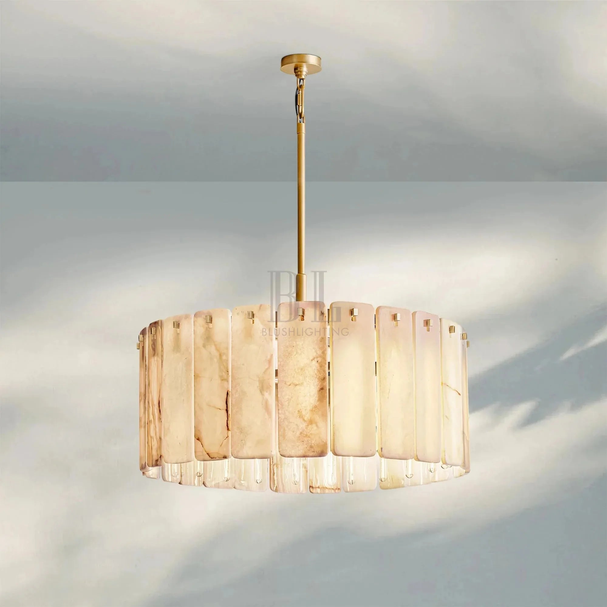 Calametta Onyx Round Chandelier 36" 48'' 60'' - Blushlighting