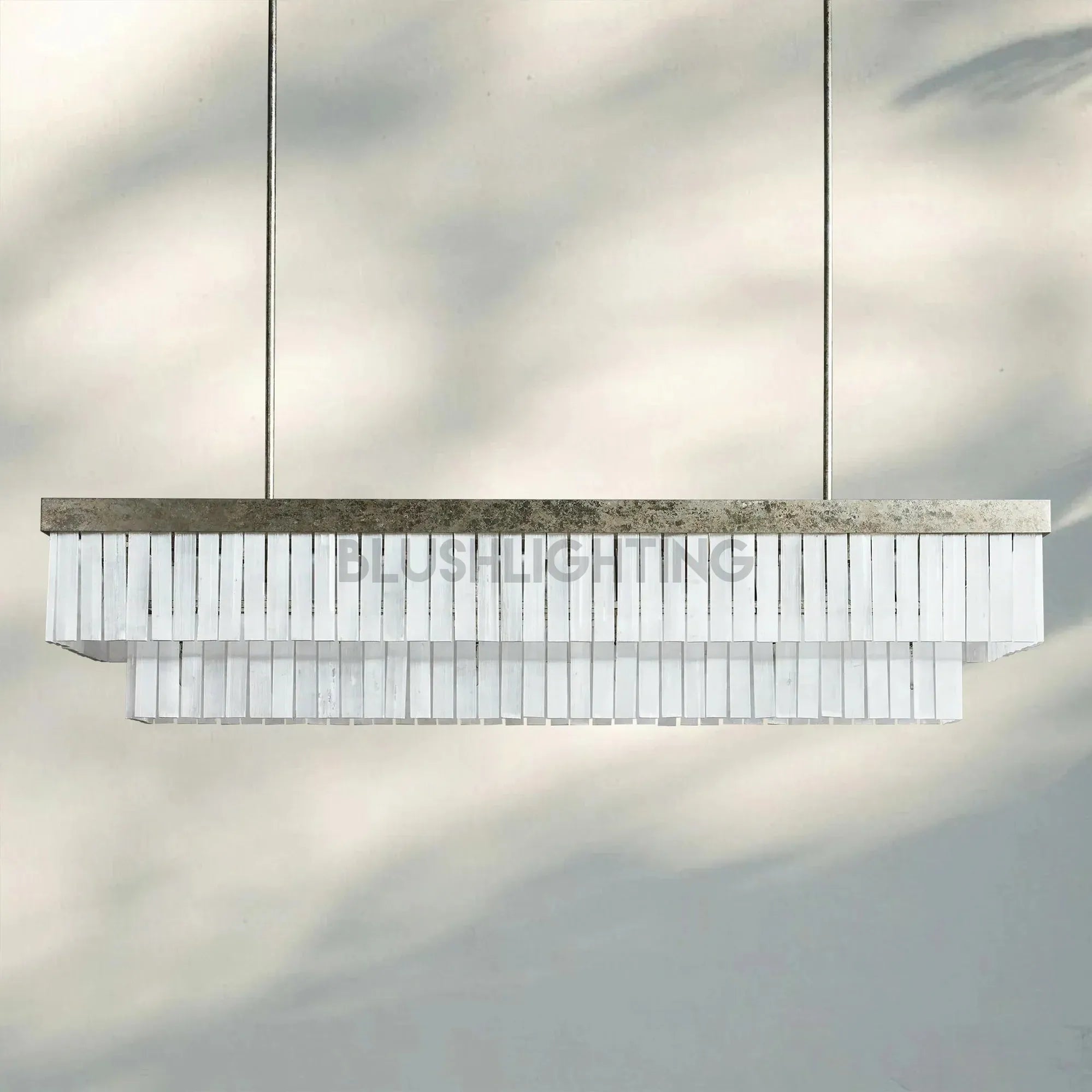 Cameron Rectangular Chandelier 49''59'' - 59''Blushlighting