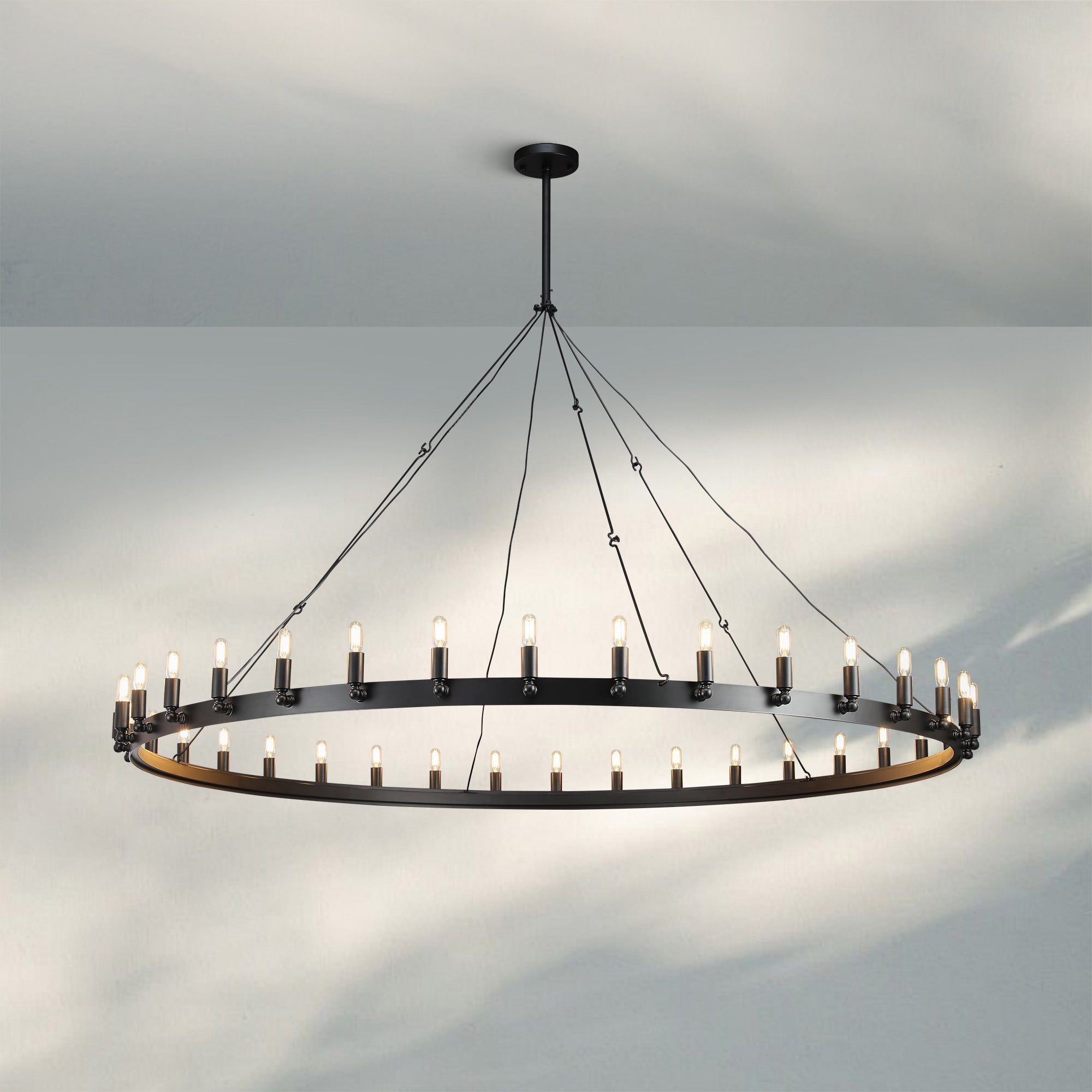 Camina Luxury Vintage Round Chandelier-