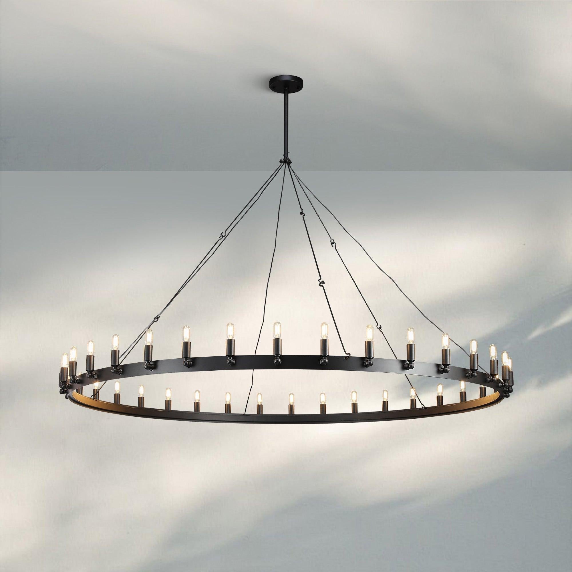 Camina Luxury Vintage Round Chandelier-