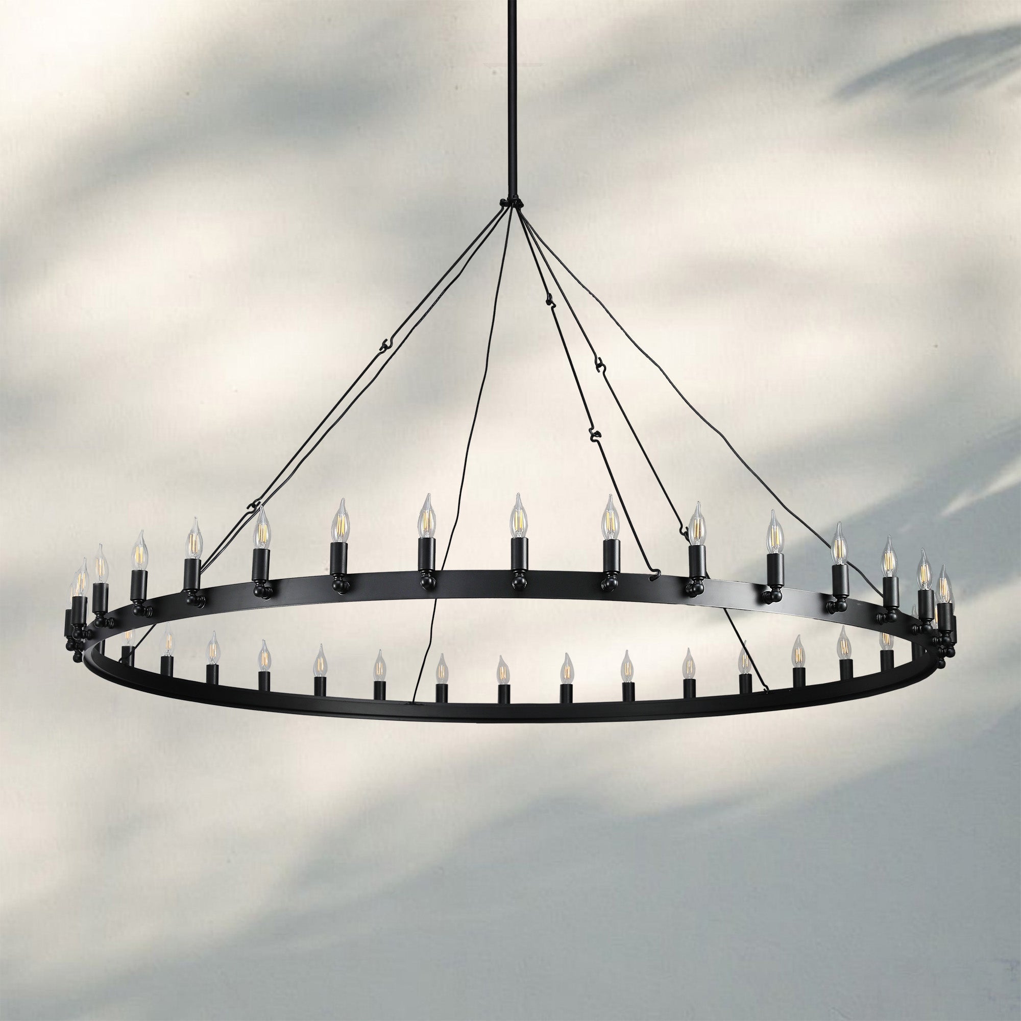 Camina Luxury Vintage Round Chandelier-