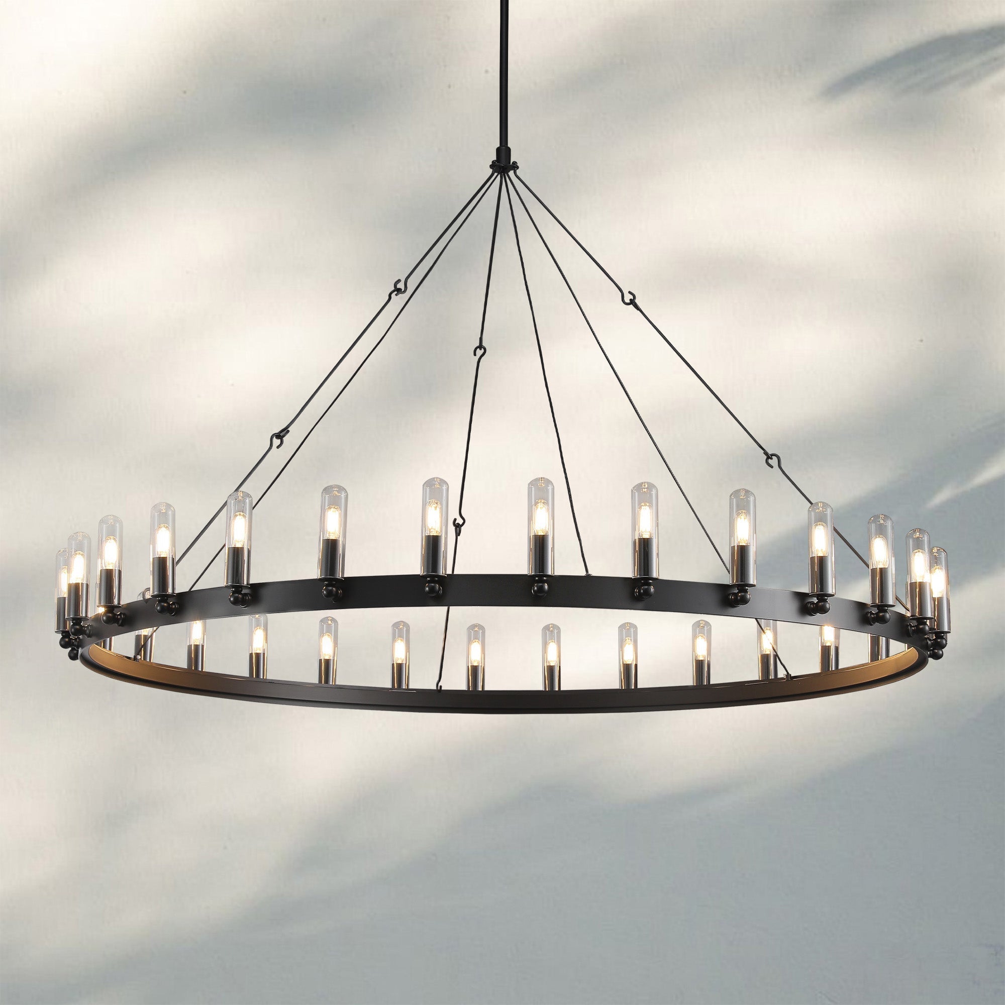 Camina Luxury Vintage Round Chandelier-