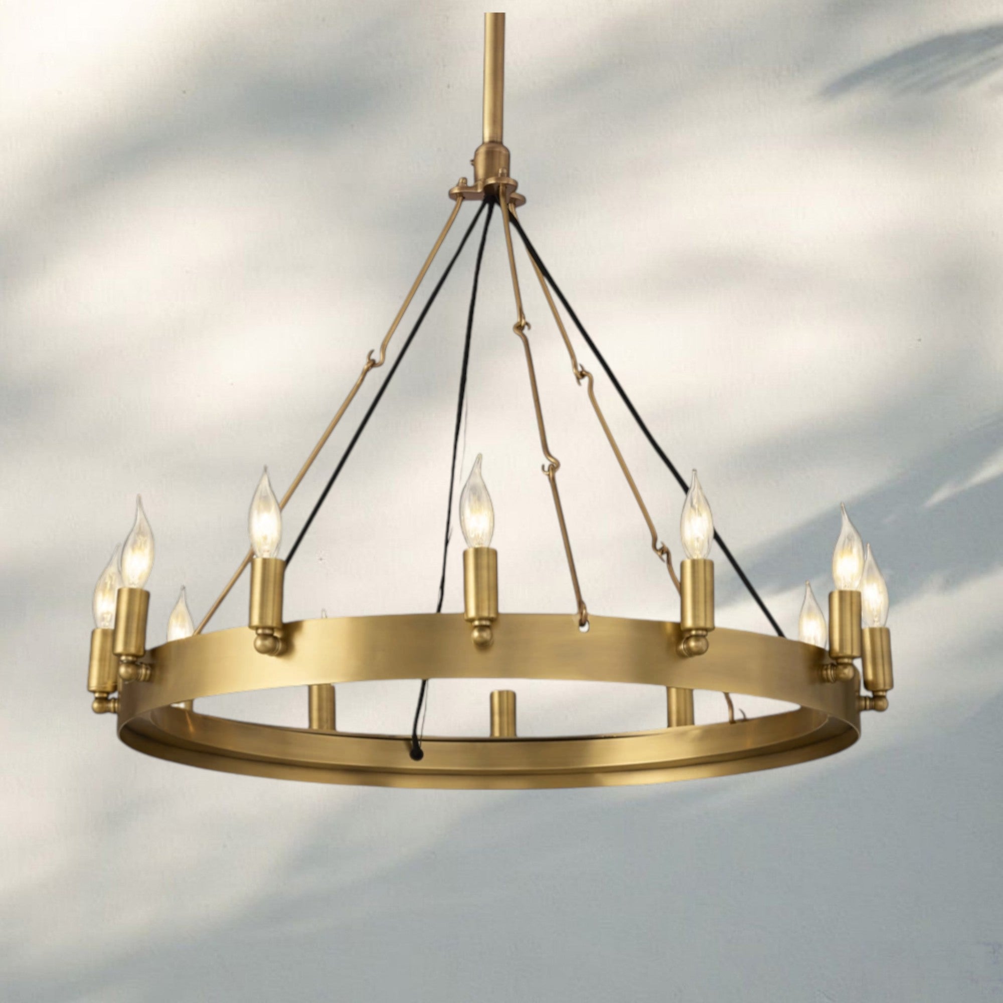 Camina Luxury Vintage Round Chandelier-