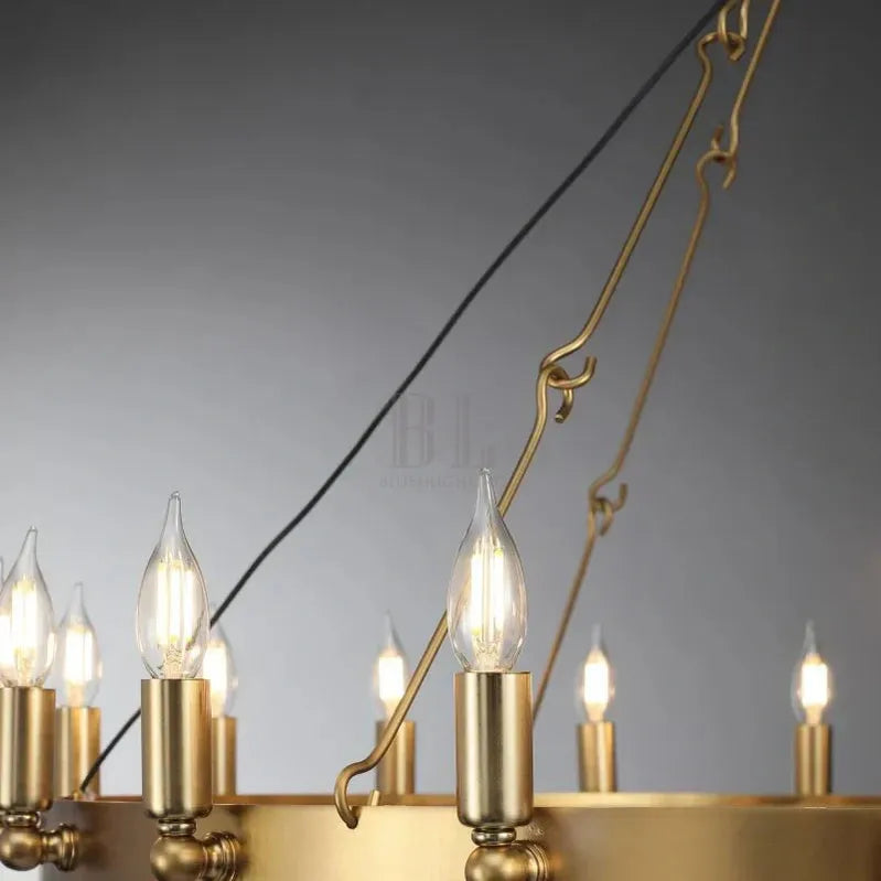 Camina Luxury Vintage Round Chandelier-