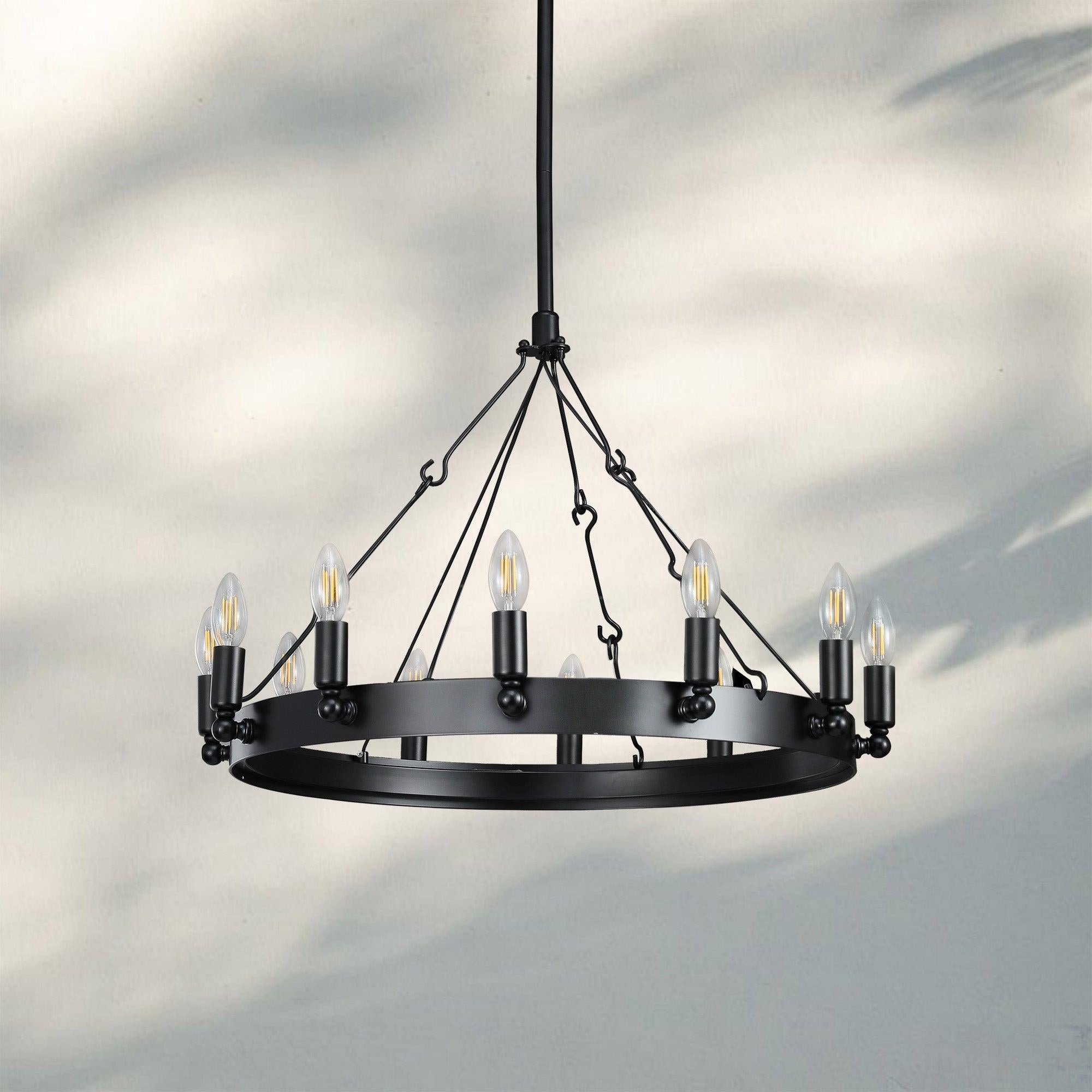 Camina Luxury Vintage Round Chandelier-