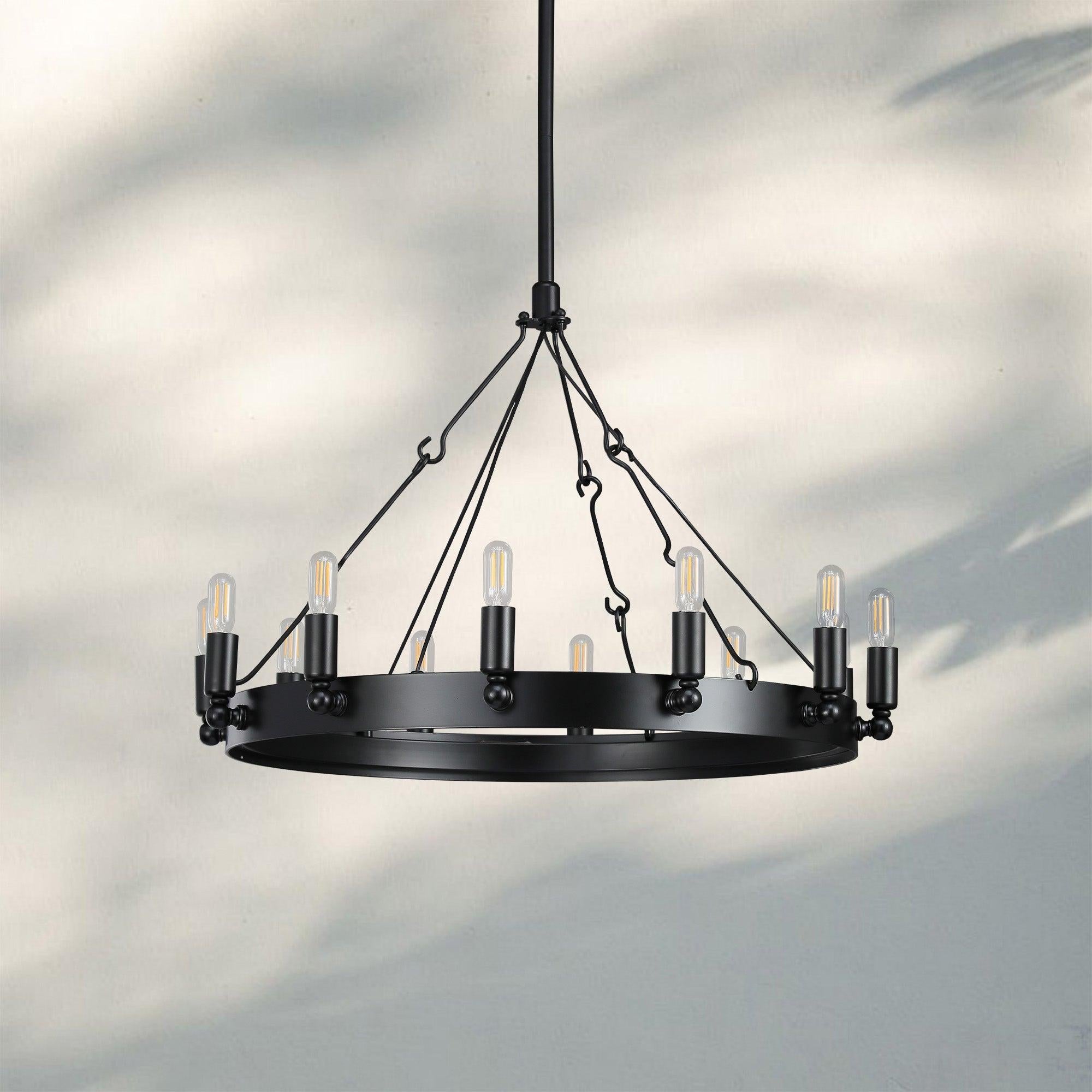 Camina Luxury Vintage Round Chandelier-
