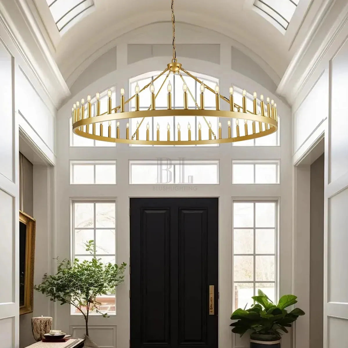 Camina Luxury Vintage Round Chandelier-