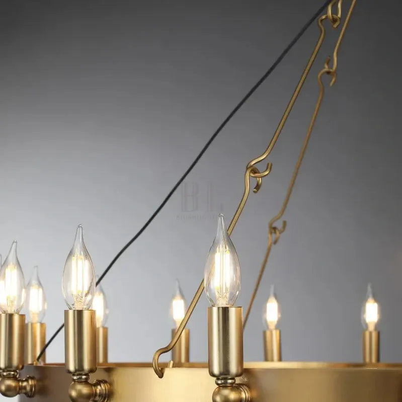 Camina Luxury Vintage Round Chandelier-