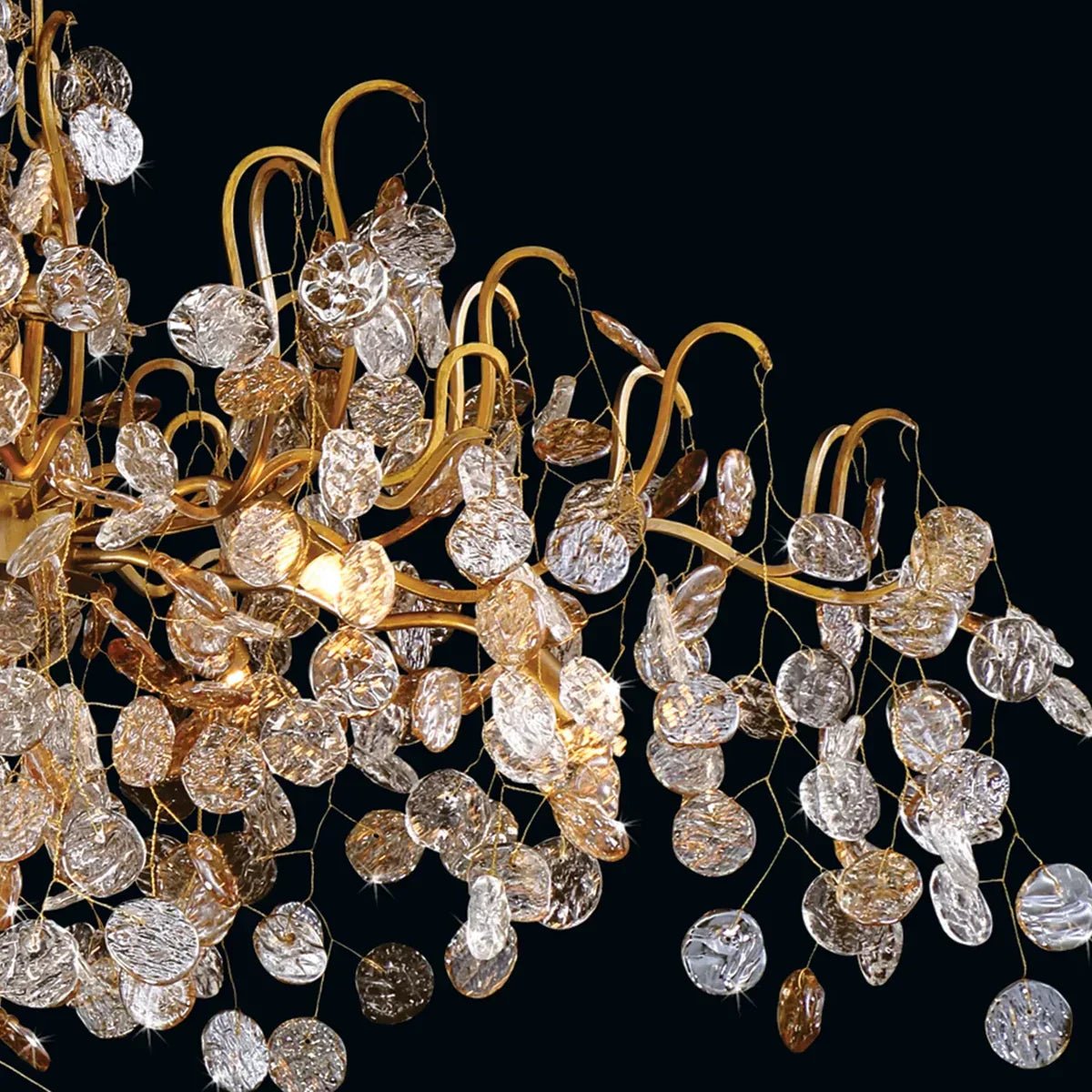 Campo Round Multi - Tier Chandelier 33 - Light 47"W - Blushlighting