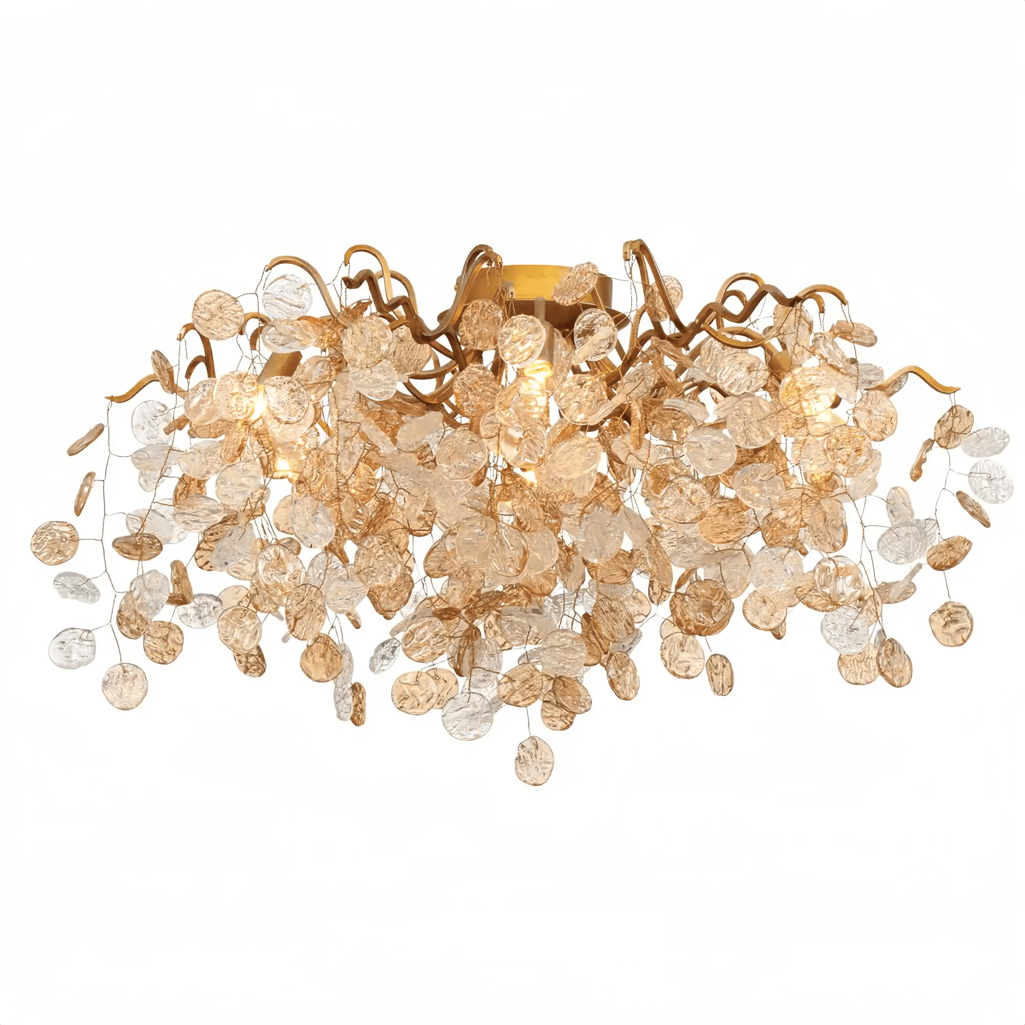 Campobasso 7 Light Flush Mount 27.25"W 14 "H - Blushlighting