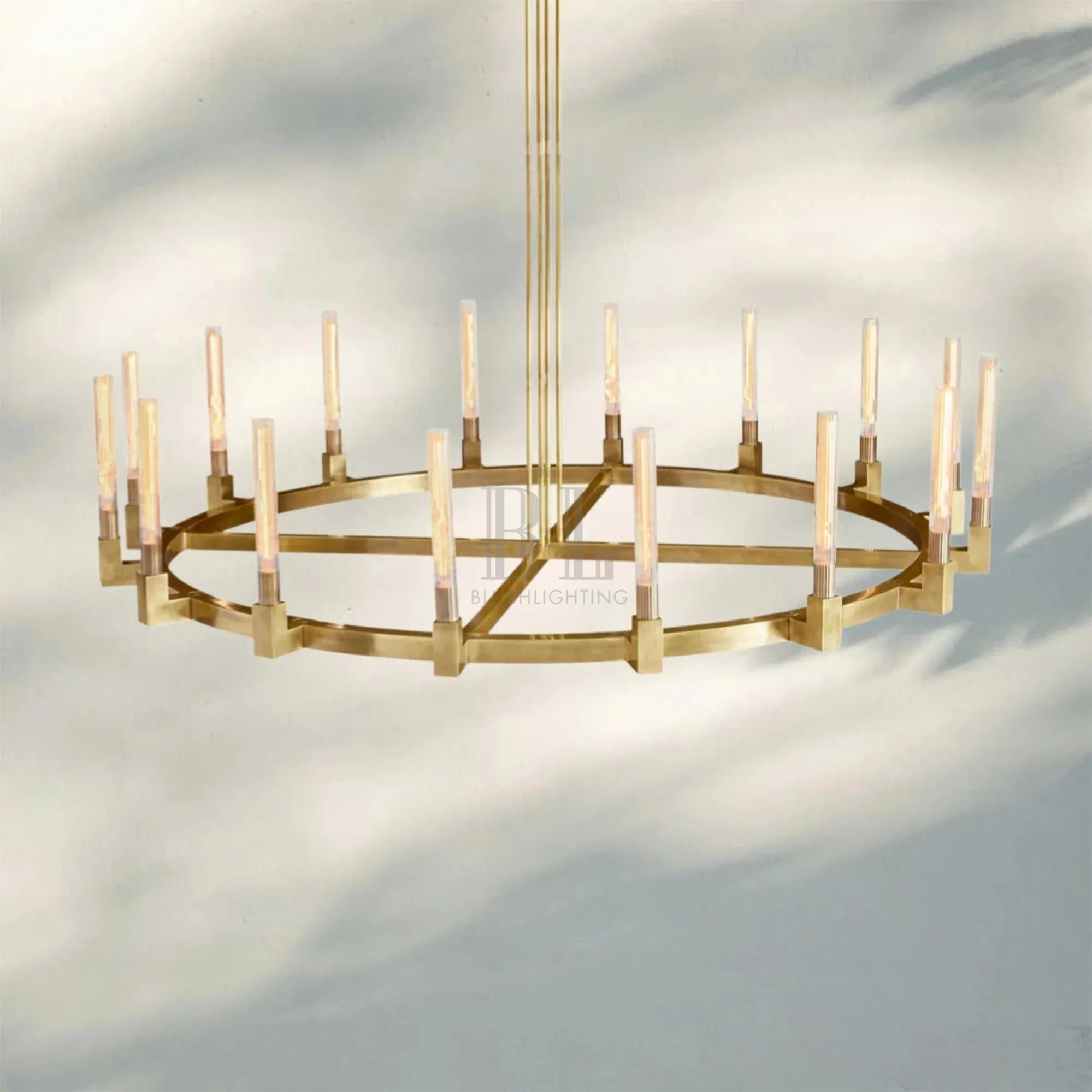 Cannel Candlestick Round Chandelier 36"48"60"72"-