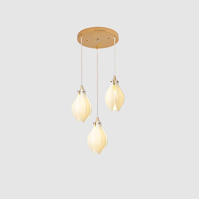 Celeste Flora Pendant Light - 98 heads Square Canopy L 118.1″ x W 35.4″Small ∅ 4.7″ x H 7.9″Brass & WhiteBlushlighting