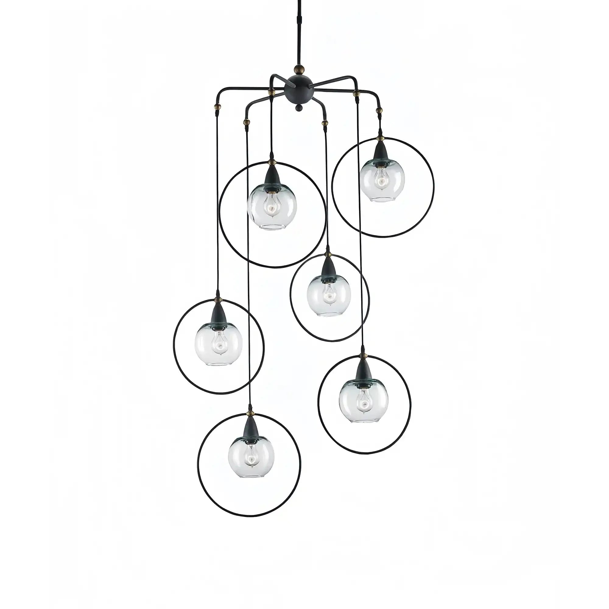 Celeste Multi - Pendant Chandelier For living room, bedroom, Foyer Entryway, Staircase - Blushlighting