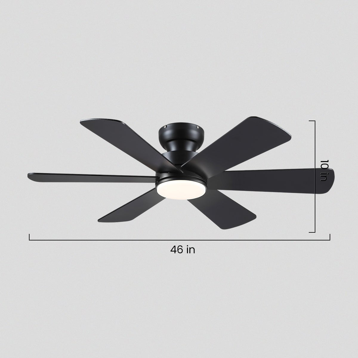 Celestial Wind Ceiling Fans with Lights - BlackBlushlighting