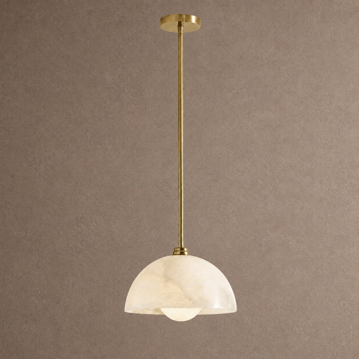 Celestine Alabaster Round Pendant - D11.8” x H45.7”Blushlighting