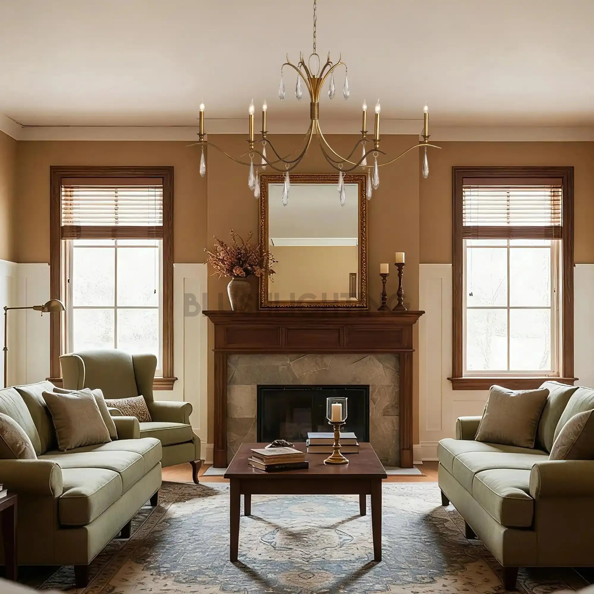 Celine Chandelier 36" 59" - 36''Blushlighting