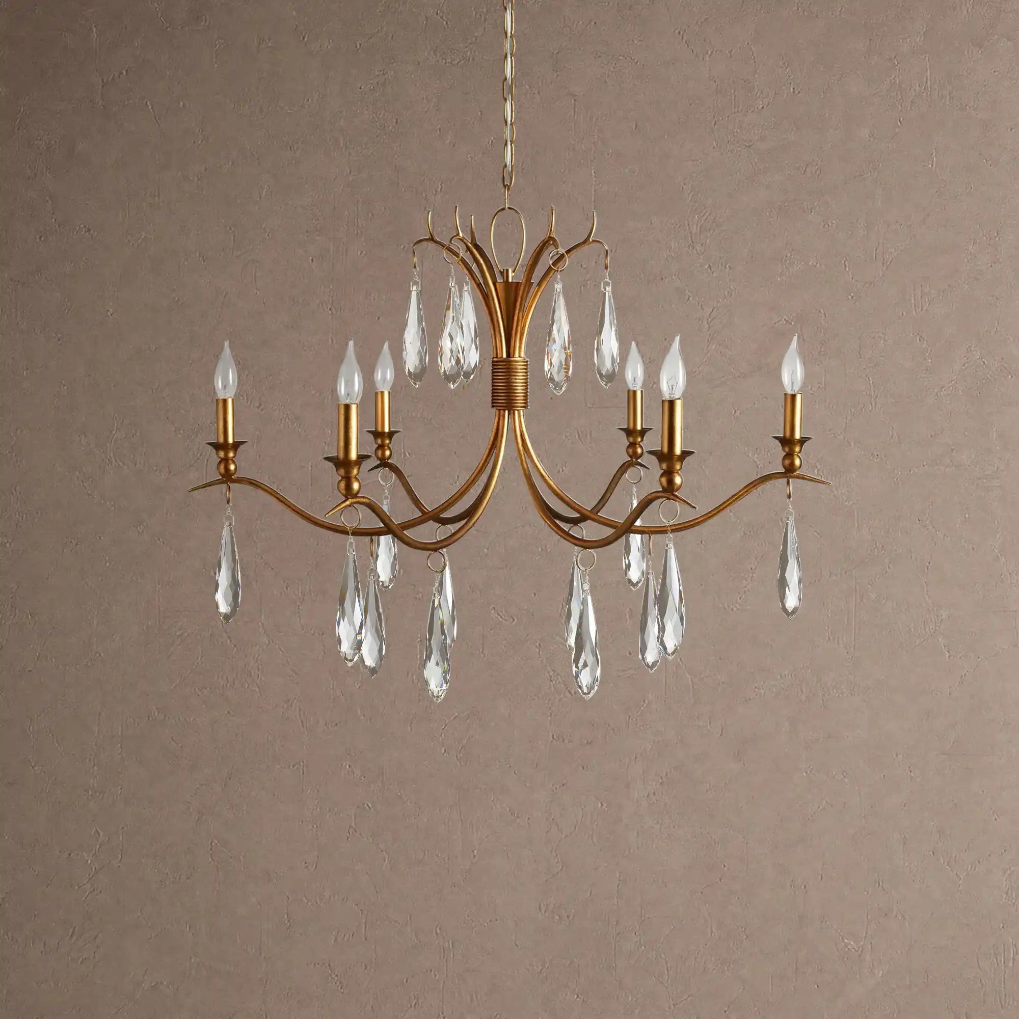 Celine Chandelier 36" 59" for Living Room - 59''Blushlighting