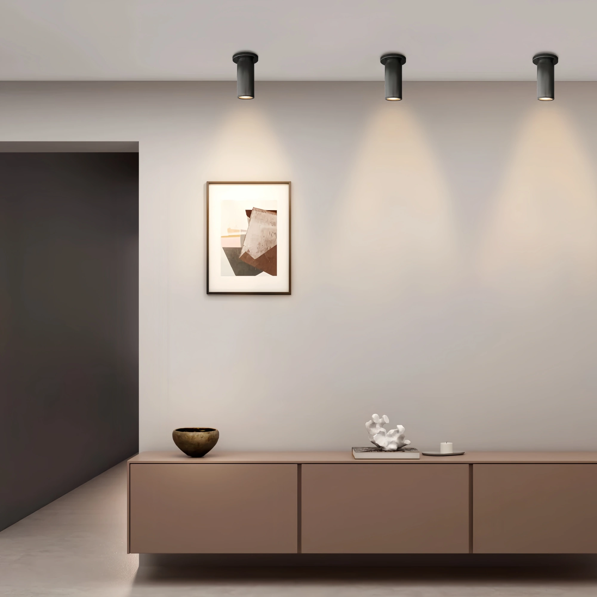 Champeau Flushmount Spotlight 7″H-