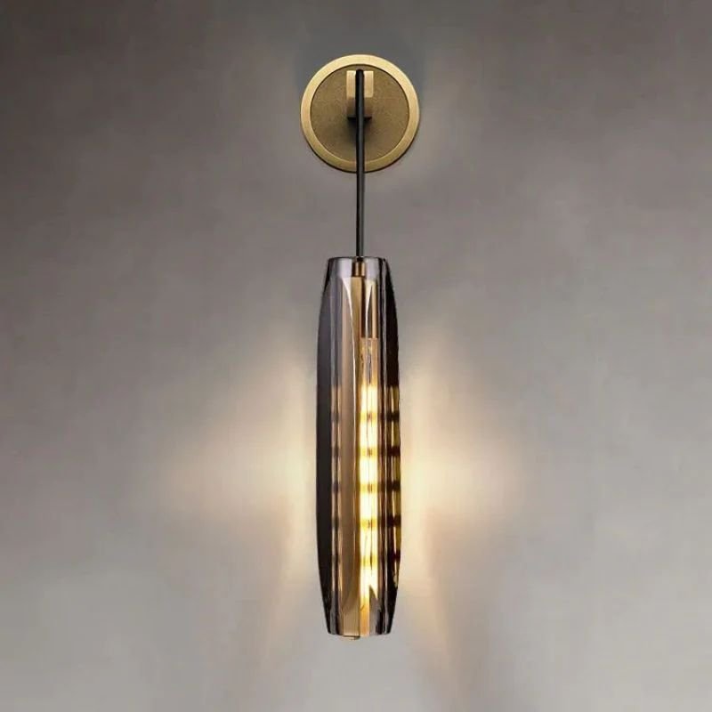 Cheral Crystal Grand Wall Sconce - Smoke CrystalBlushlighting