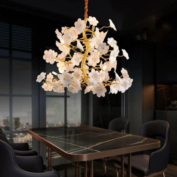 Cherry Dining Room Branch Chandelier - D60cm (D23½")Blushlighting