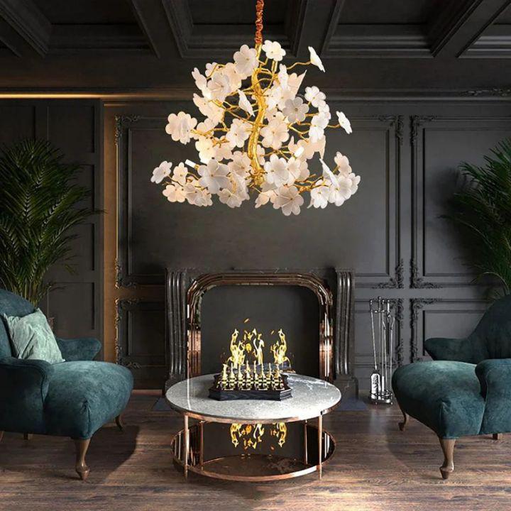 Cherry Dining Room Branch Chandelier - D60cm (D23½")Blushlighting