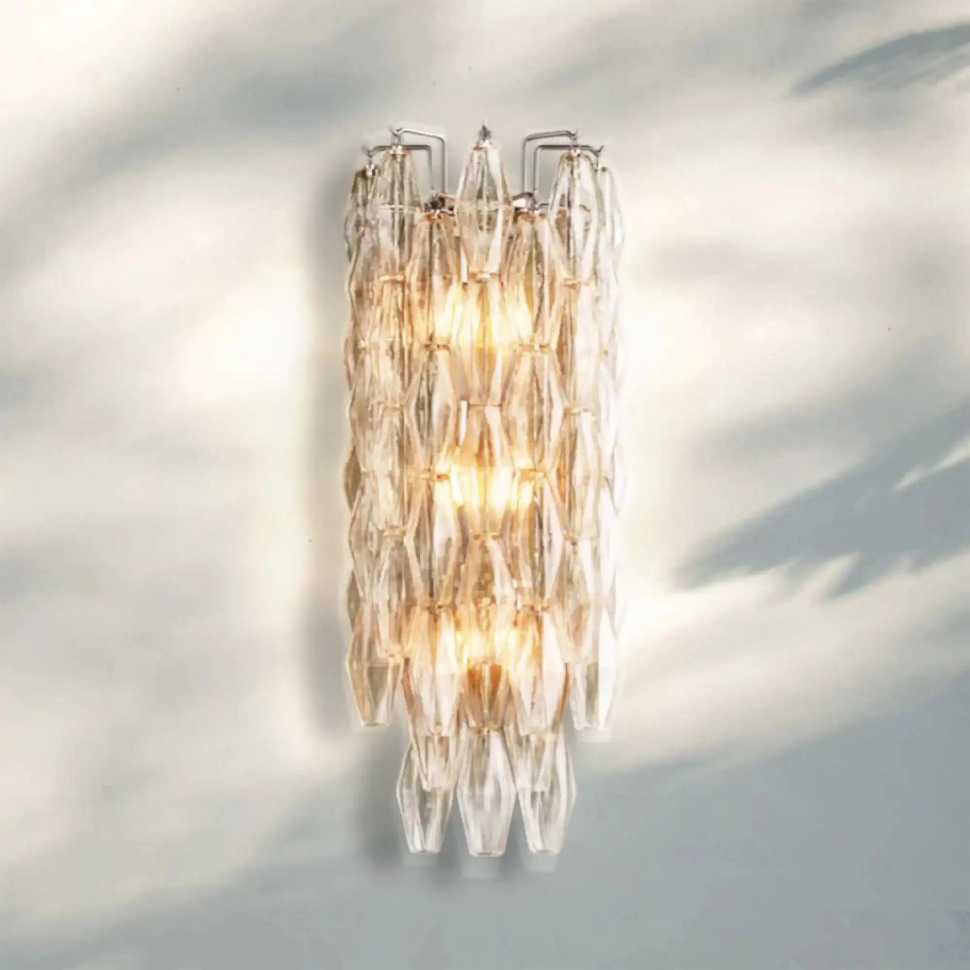 Chiare Glass Wall Sconce 19'' 30''-