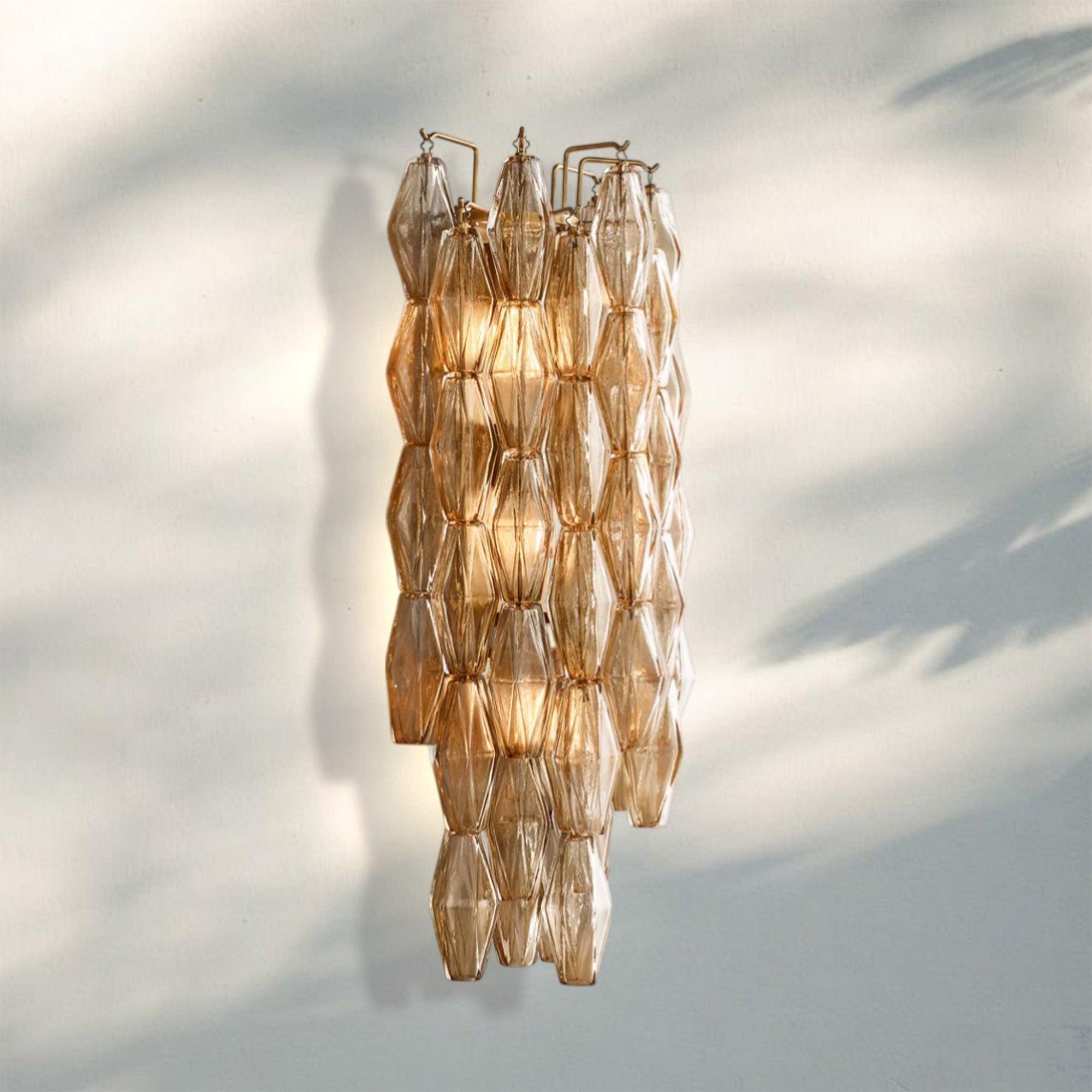 Chiare Glass Wall Sconce 19'' 30''-