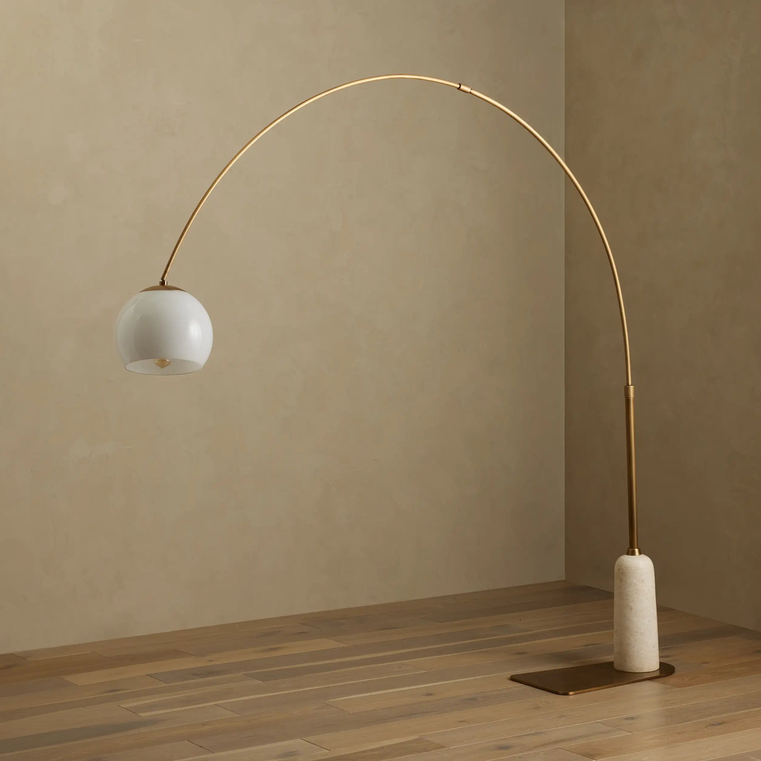 Christie Floor Lamp - Black MarquinaBlushlighting