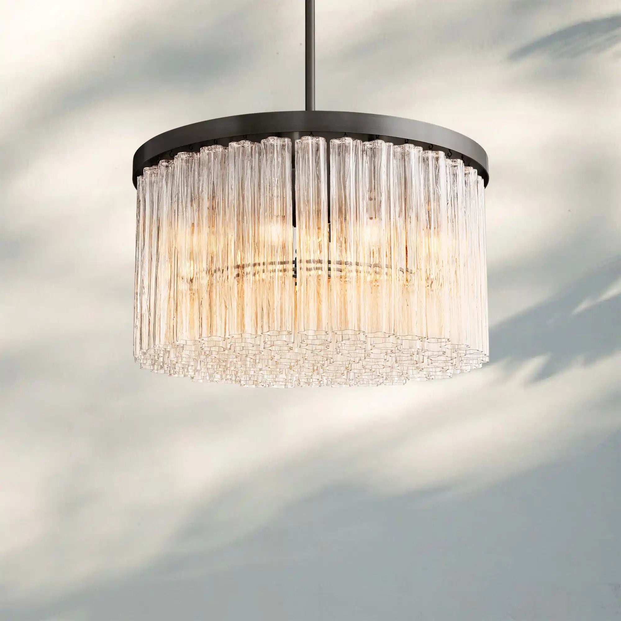 Ciel Round Chandelier-36''-Bronze-