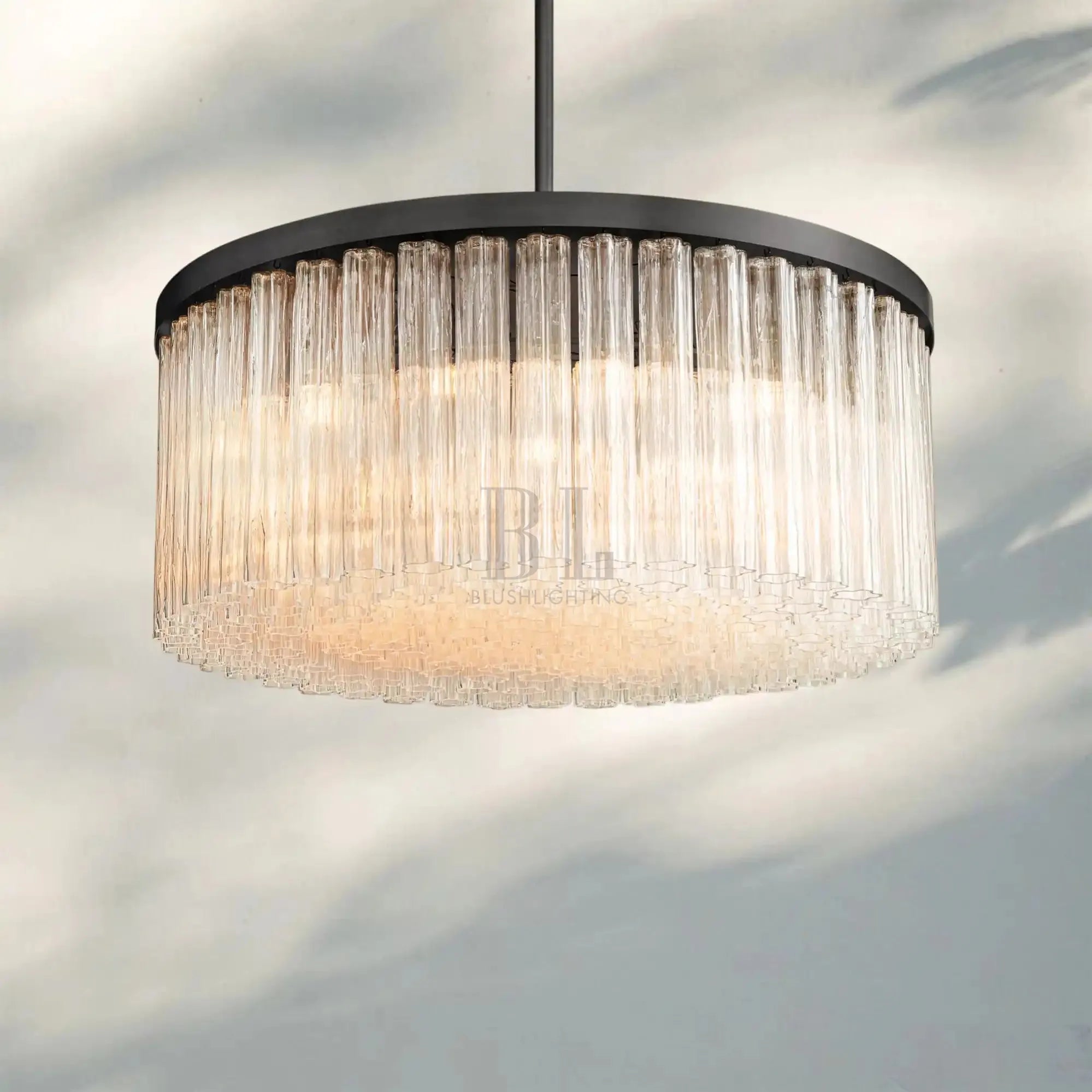 Ciel Round Chandelier-48''-Bronze-