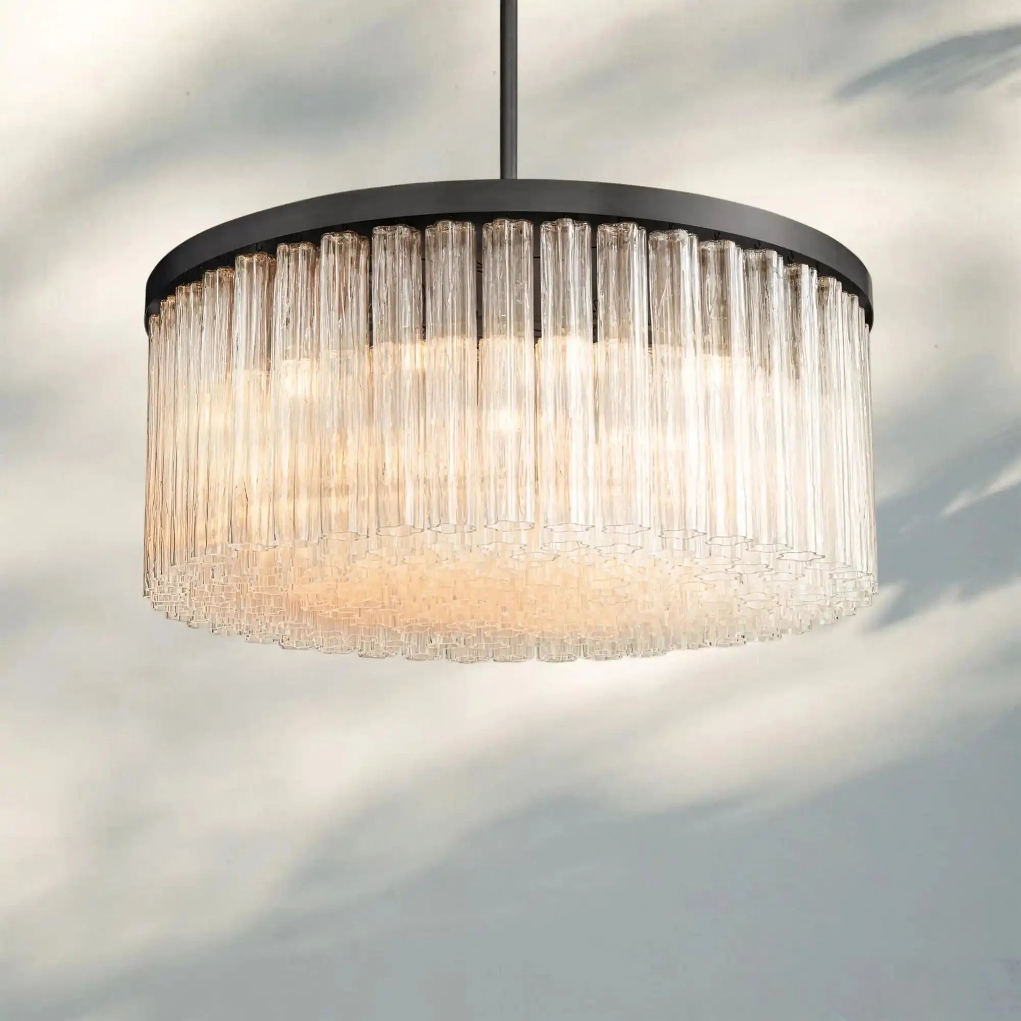 Ciel Round Chandelier-48''-Bronze-